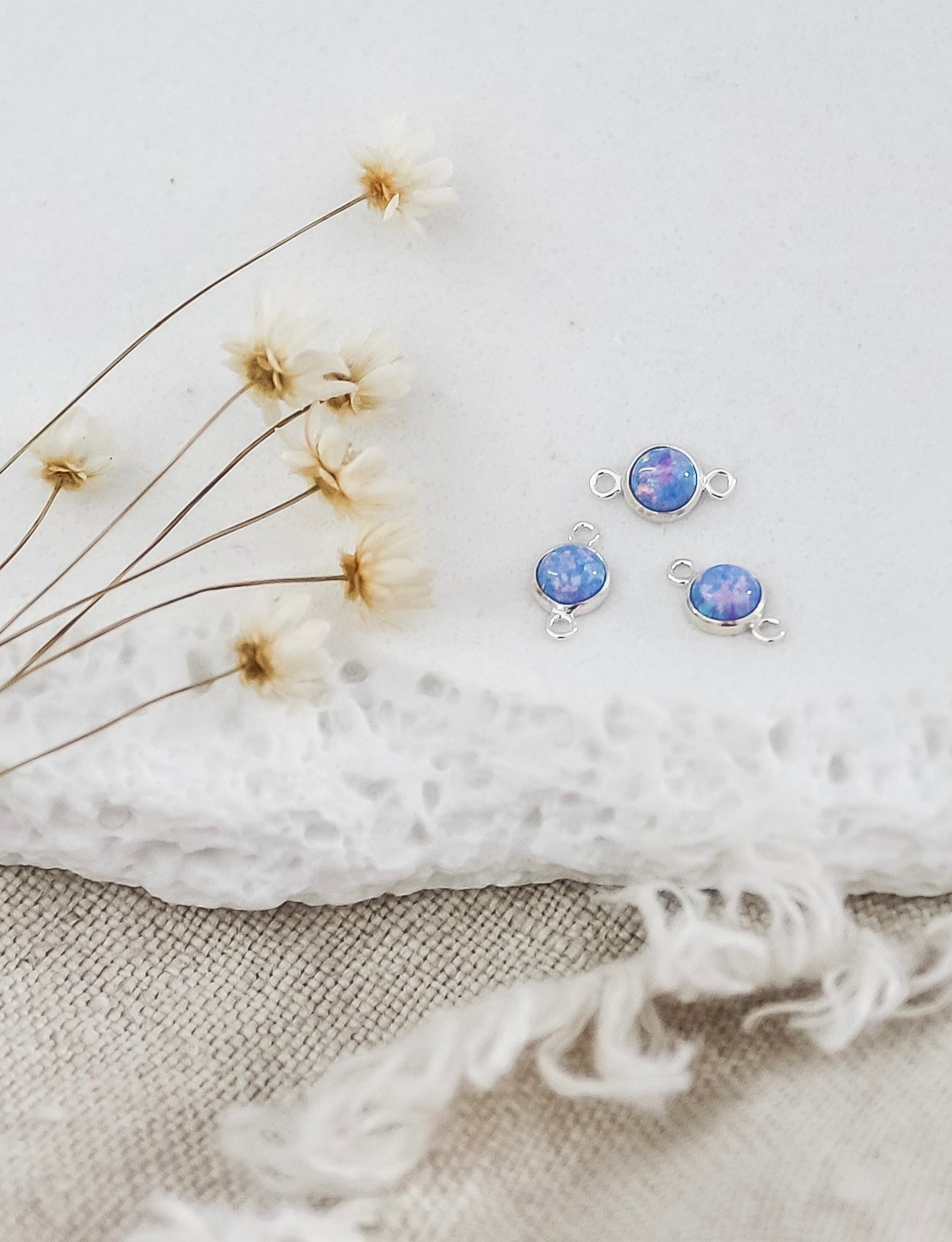 4mm Opal Connectors (Set of 3)