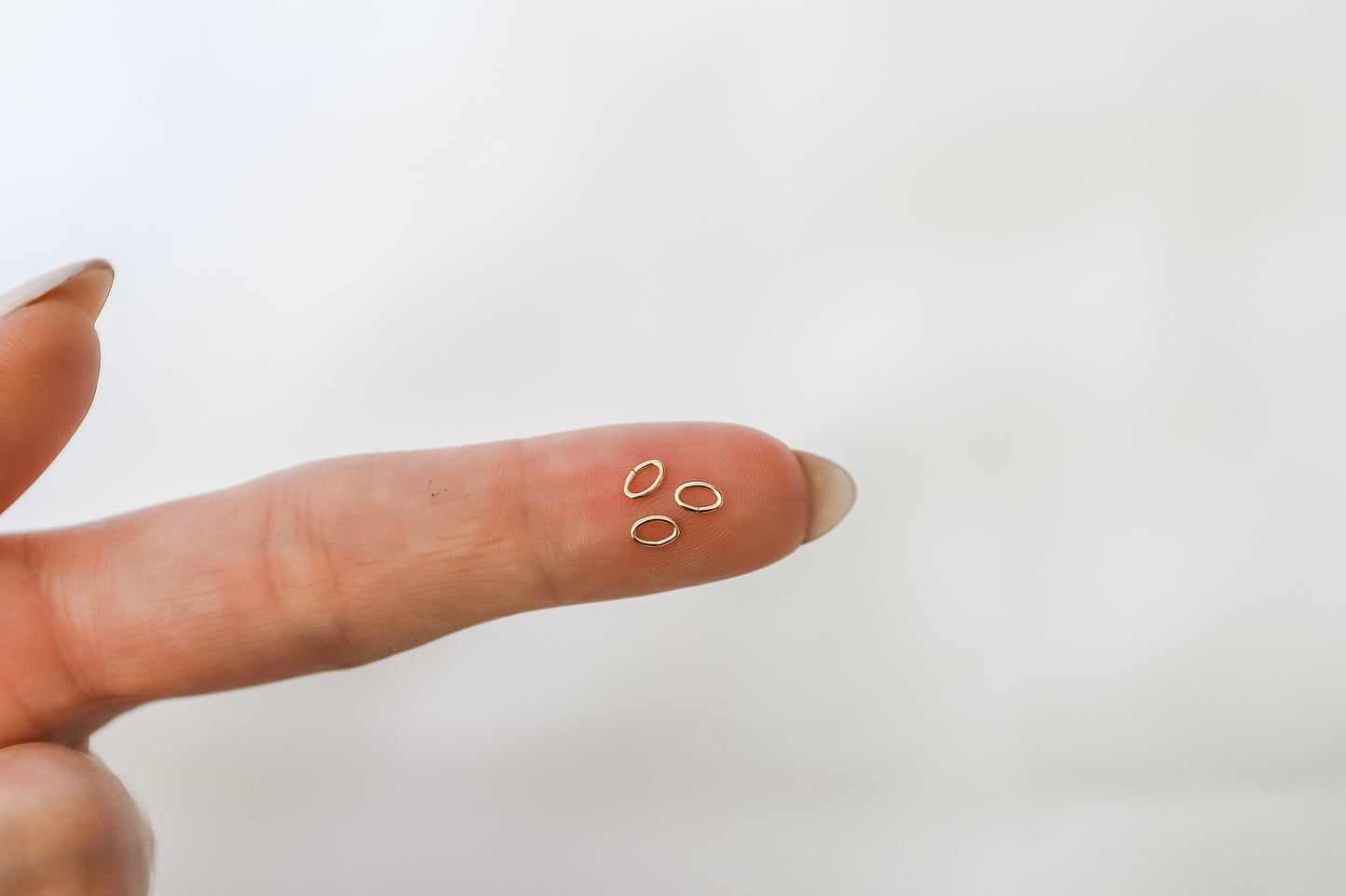 22g Oval Jump Rings (Set of 25)