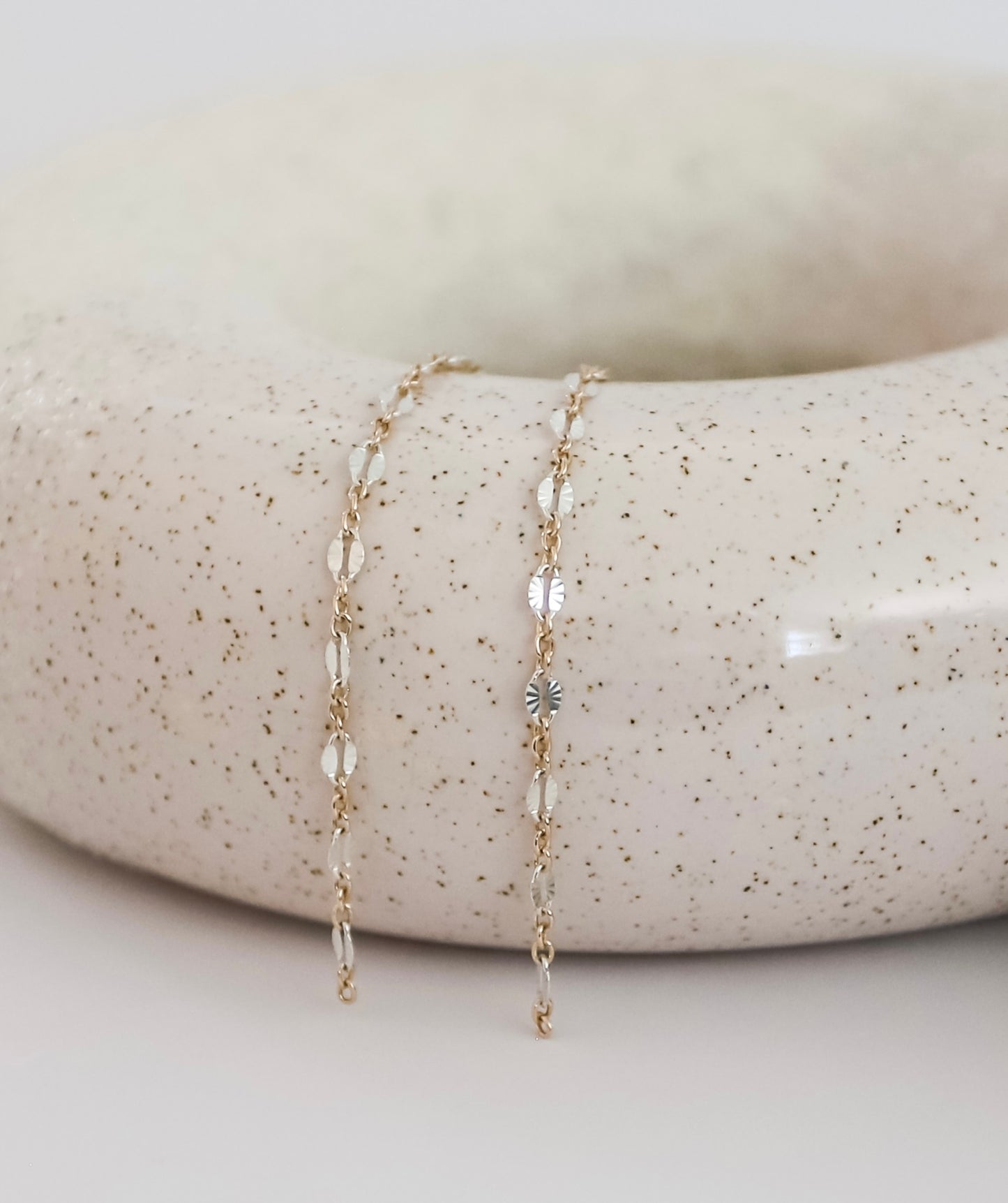 3+1 Sunburst Cable Mixed Metal Chain