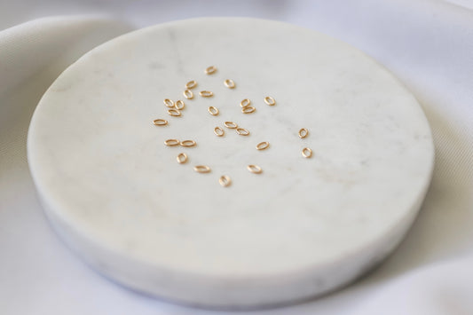 22g Oval Jump Rings (Set of 25)