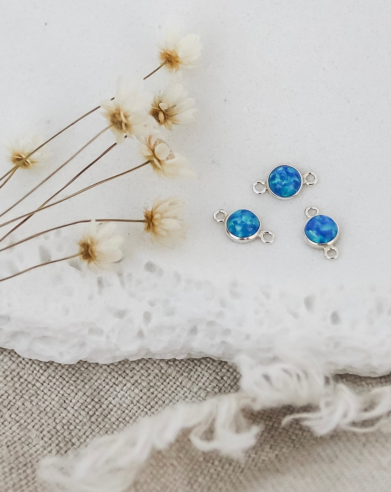 4mm Opal Connectors (Set of 3)