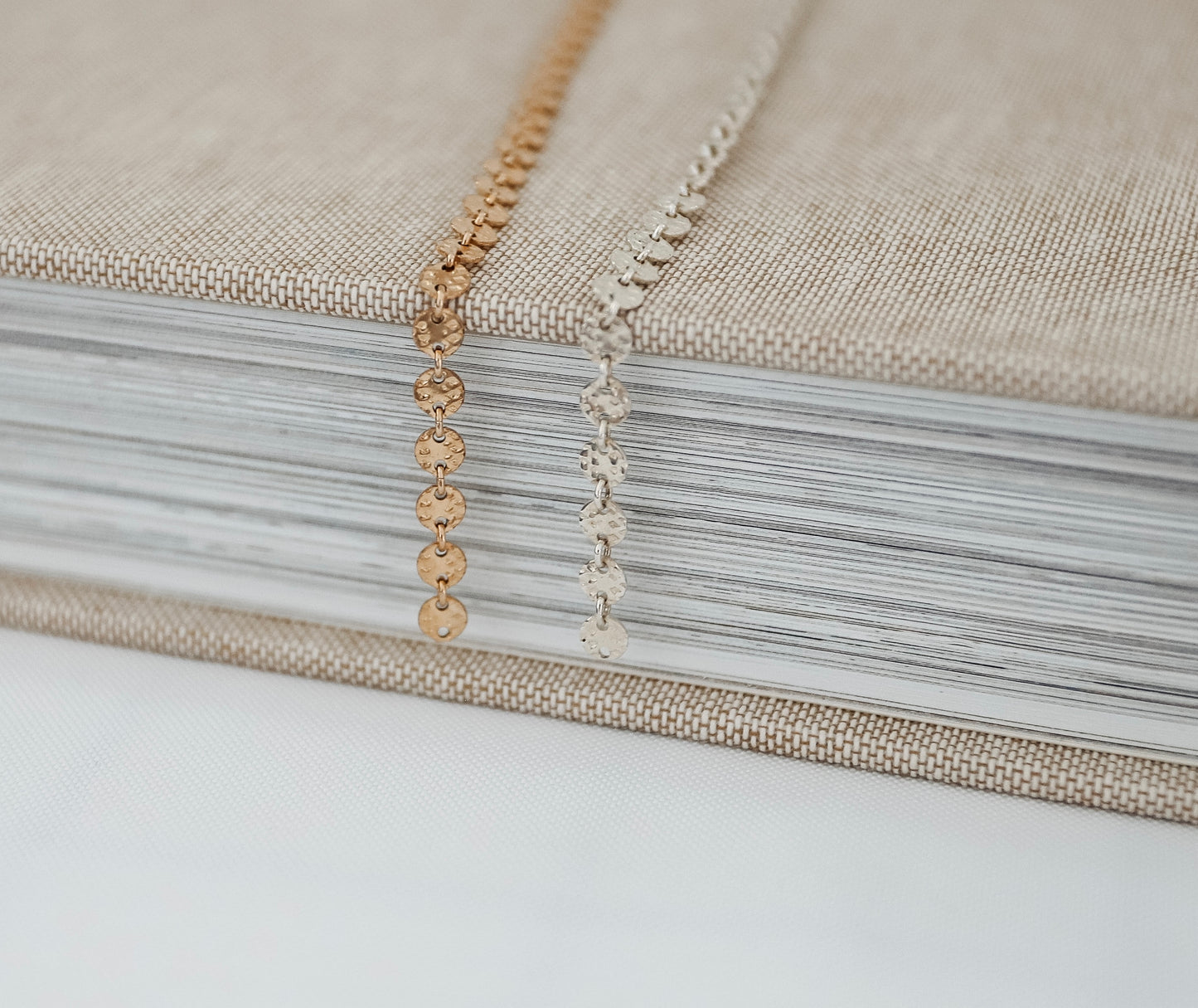 4mm Hammered Disc Chain