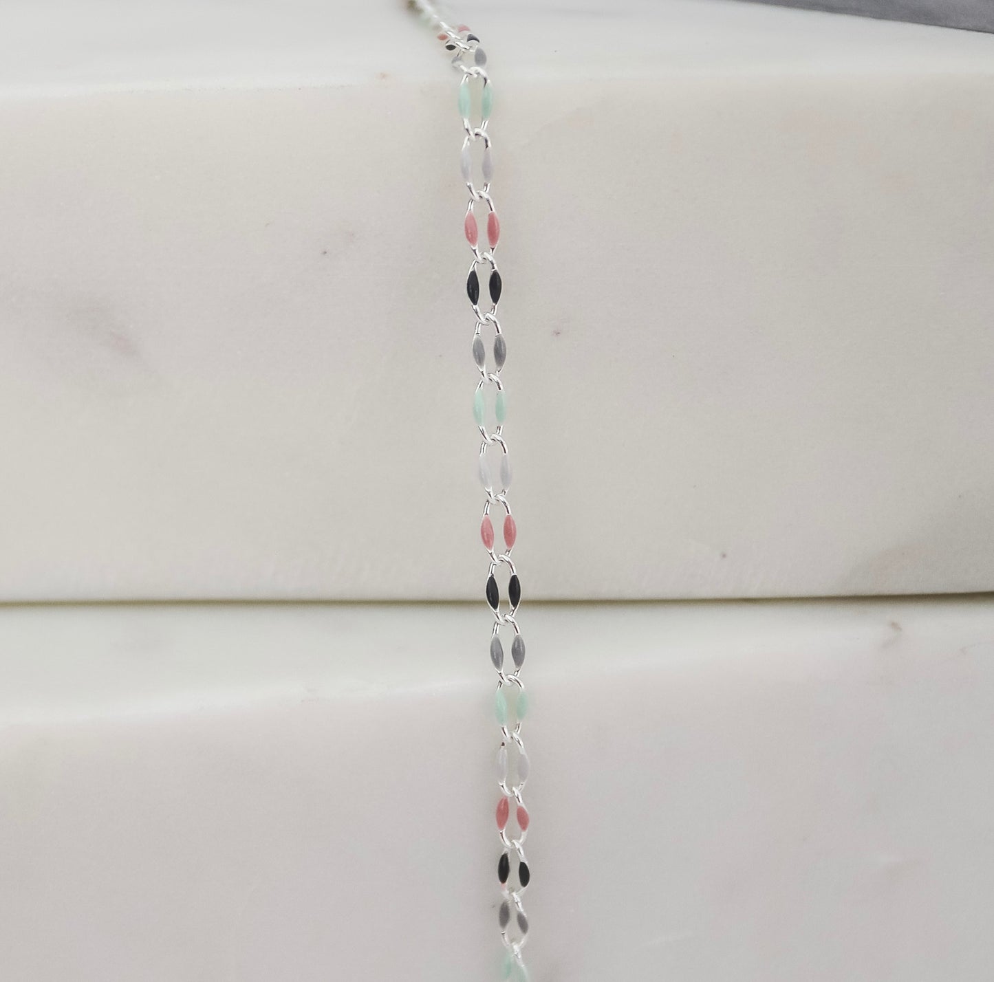 Plated Enamel Chain - Aurora