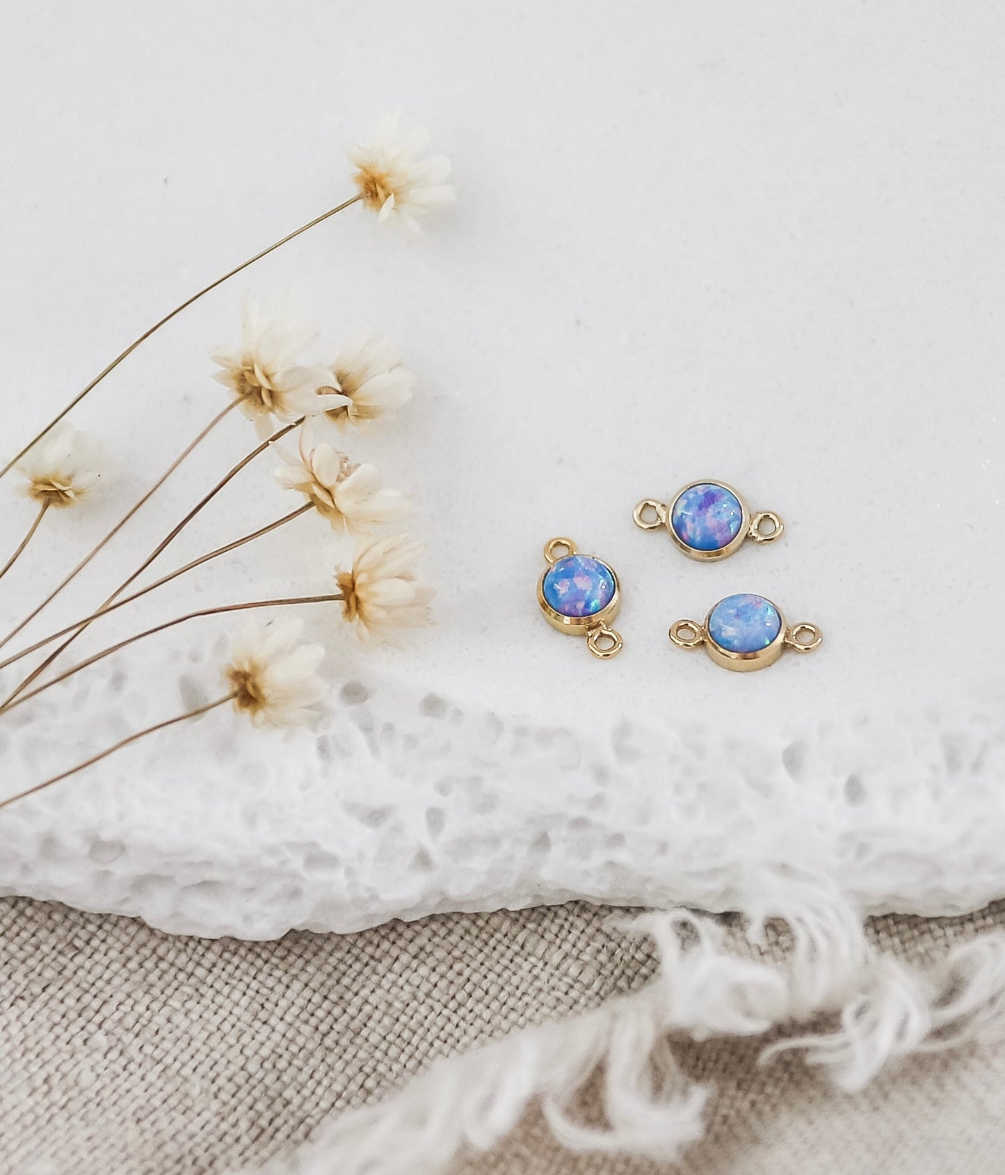 4mm Opal Connectors (Set of 3)