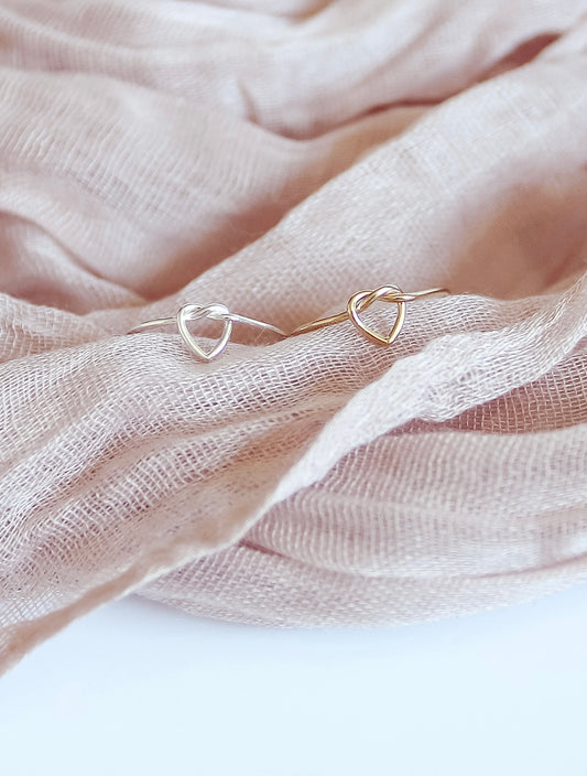 Heart Knot Ring