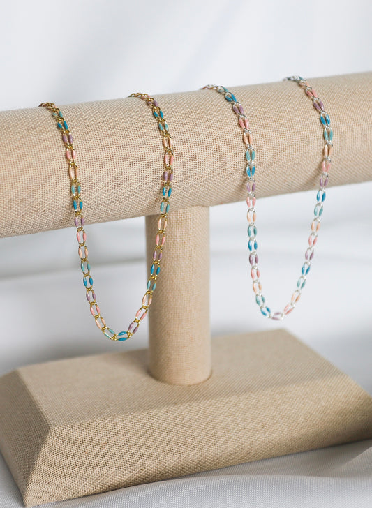Plated Enamel Chain - Summer Nights