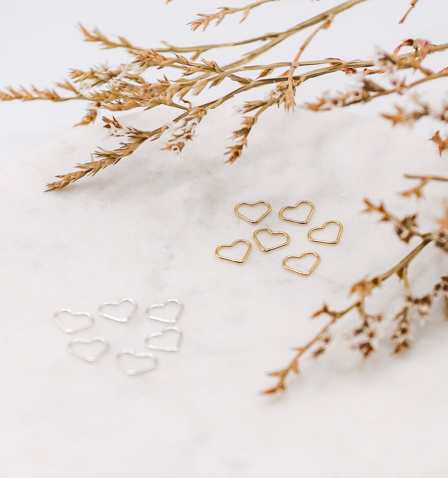 Small Heart Connectors (Set of 6)