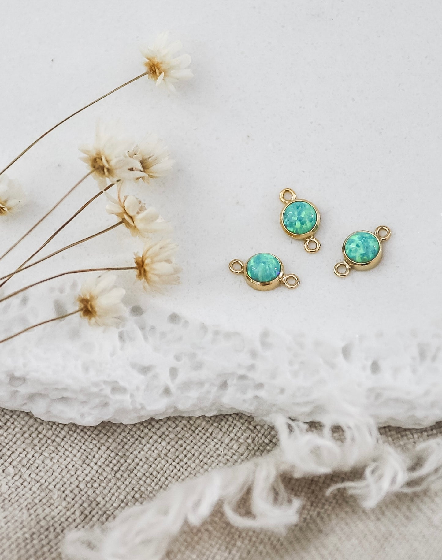 4mm Opal Connectors (Set of 3)