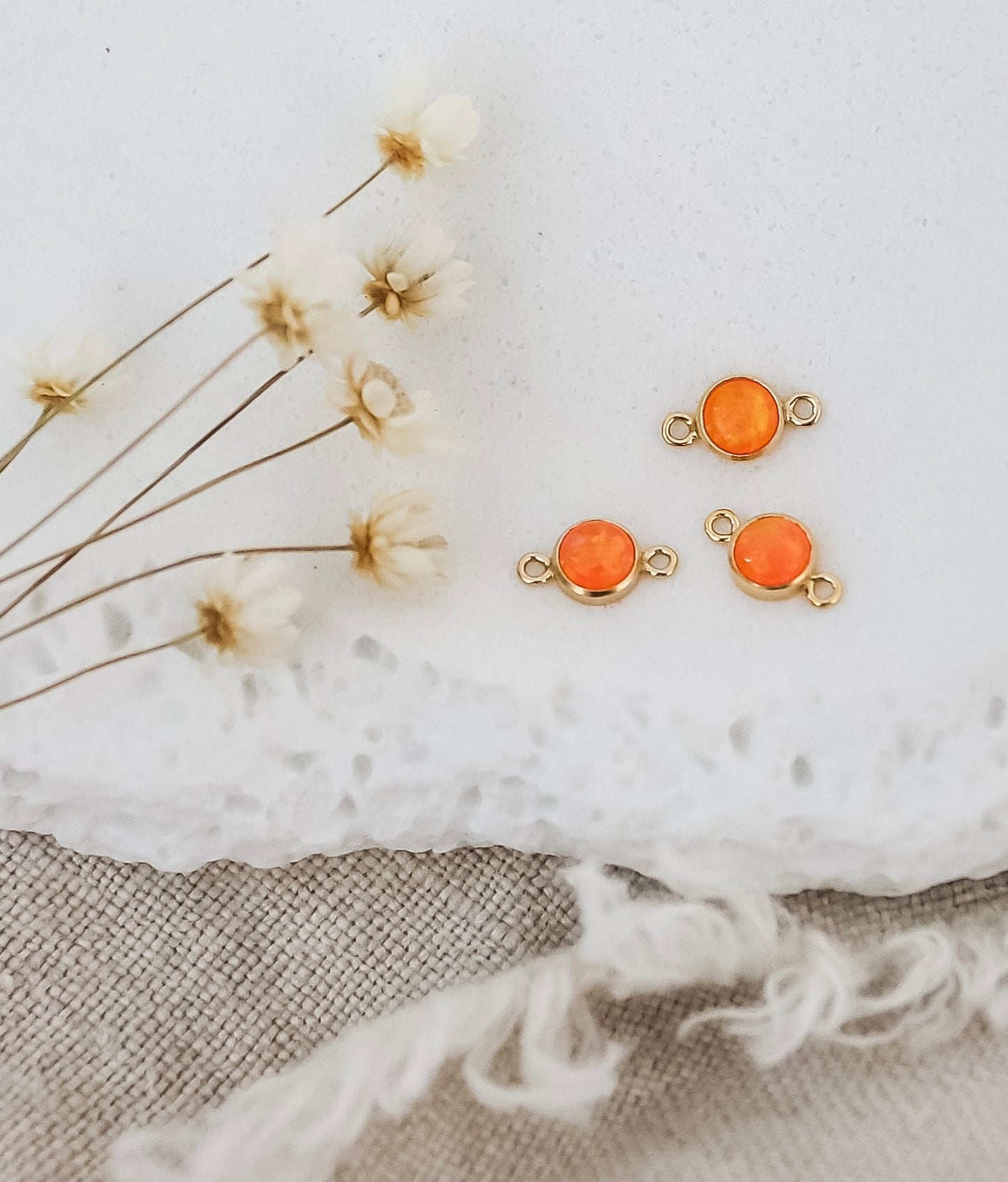 4mm Opal Connectors (Set of 3)