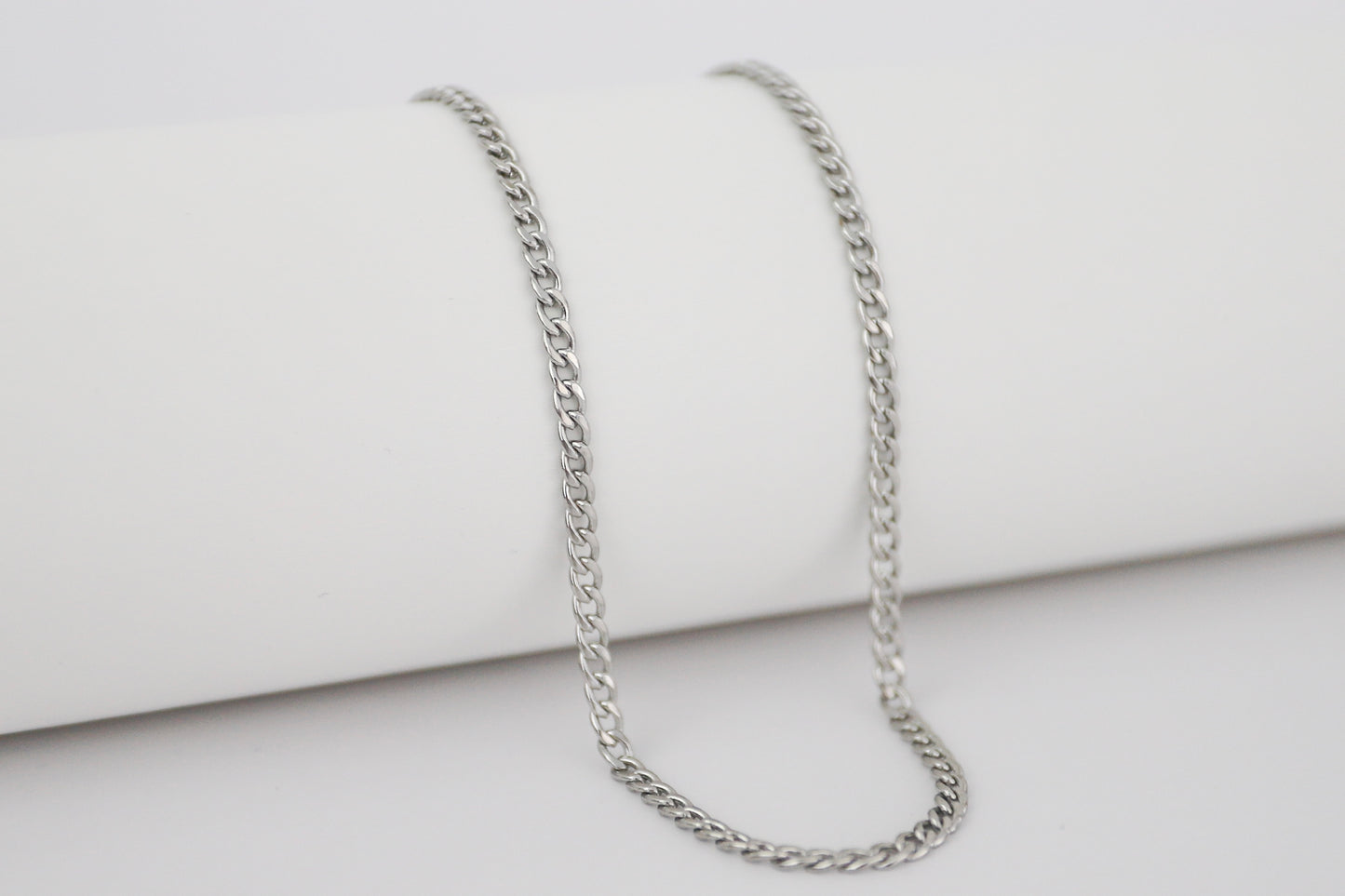 3mm Flat Curb Stainless Steel Chain