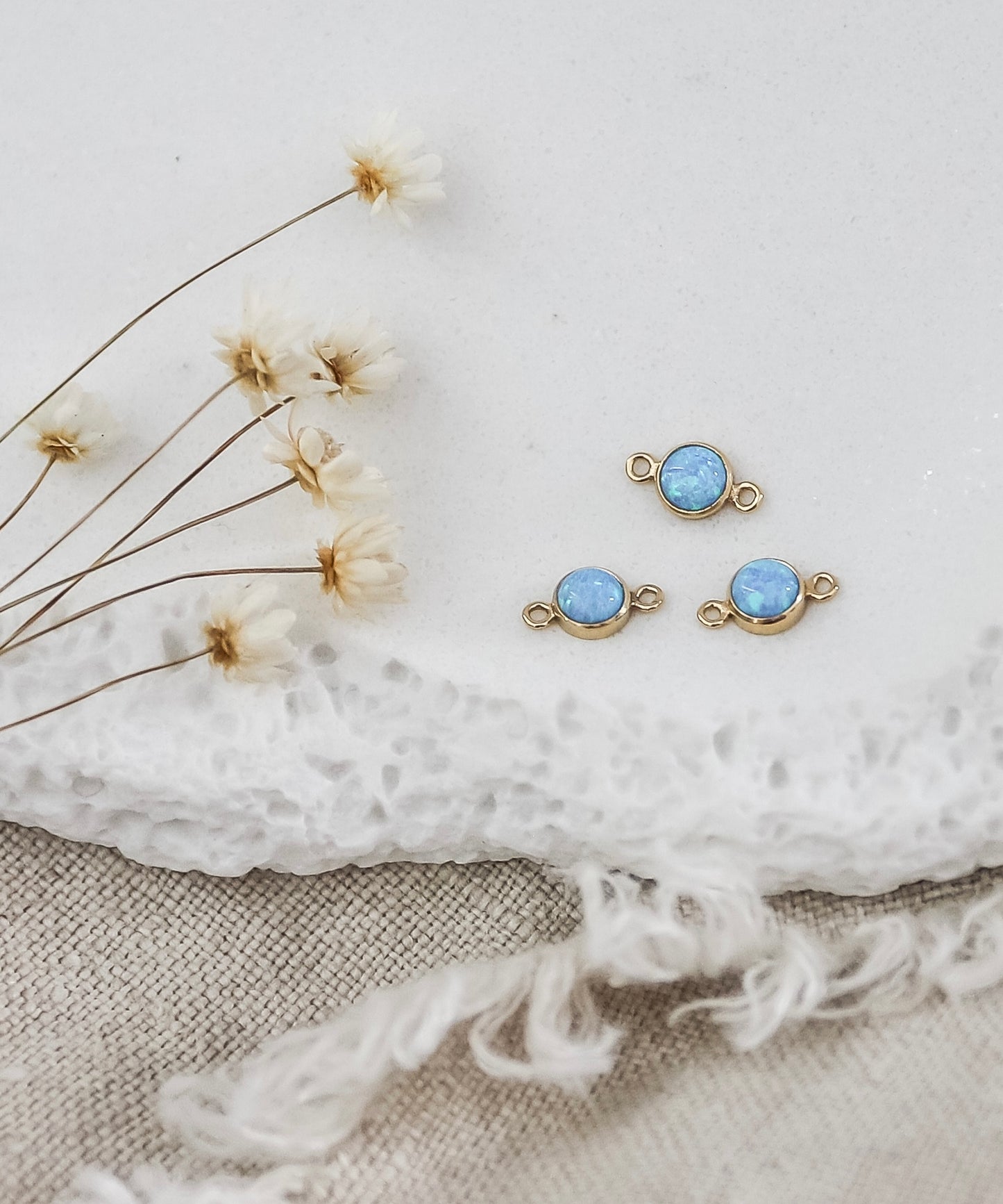 4mm Opal Connectors (Set of 3)
