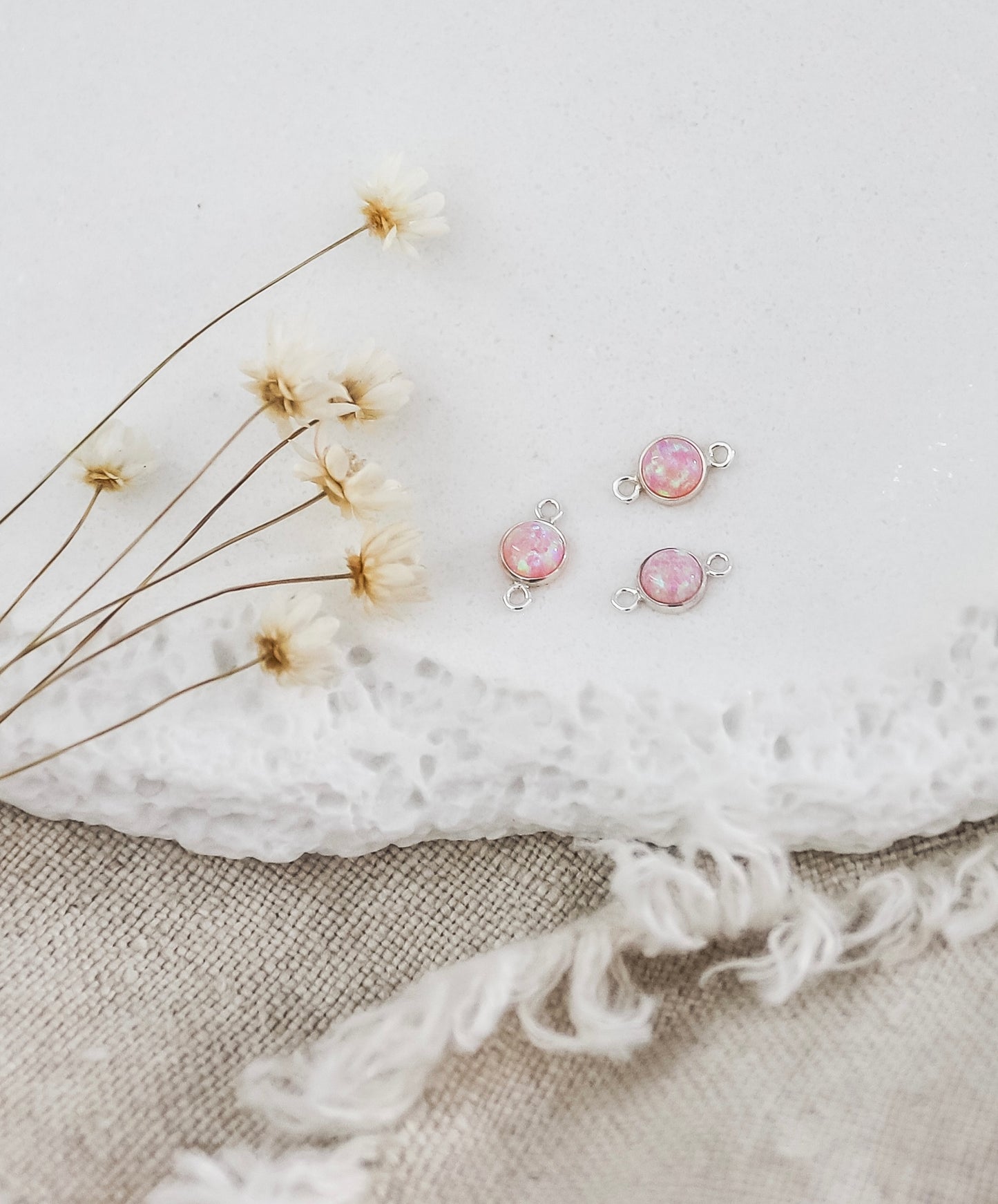 4mm Opal Connectors (Set of 3)