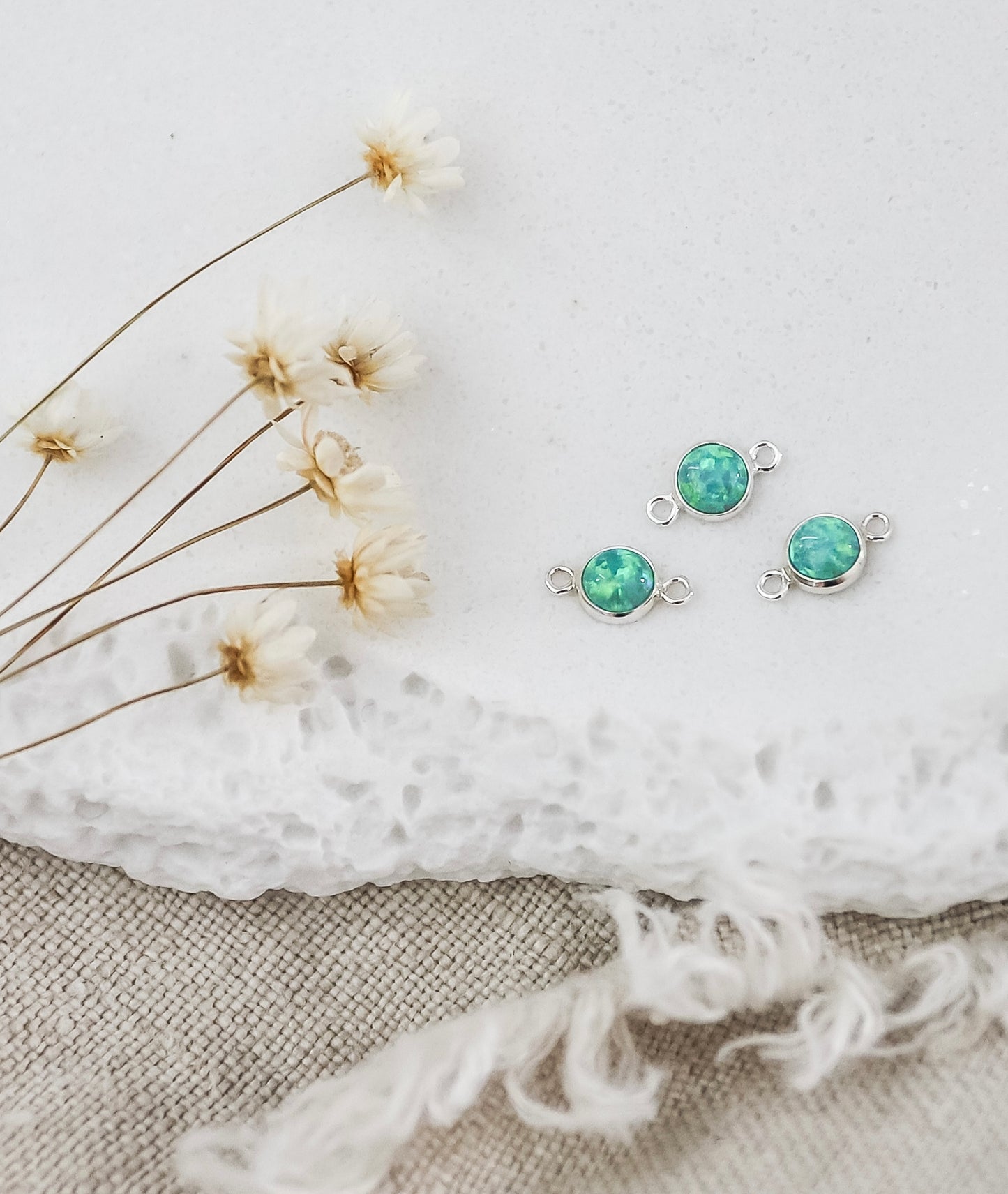 4mm Opal Connectors (Set of 3)