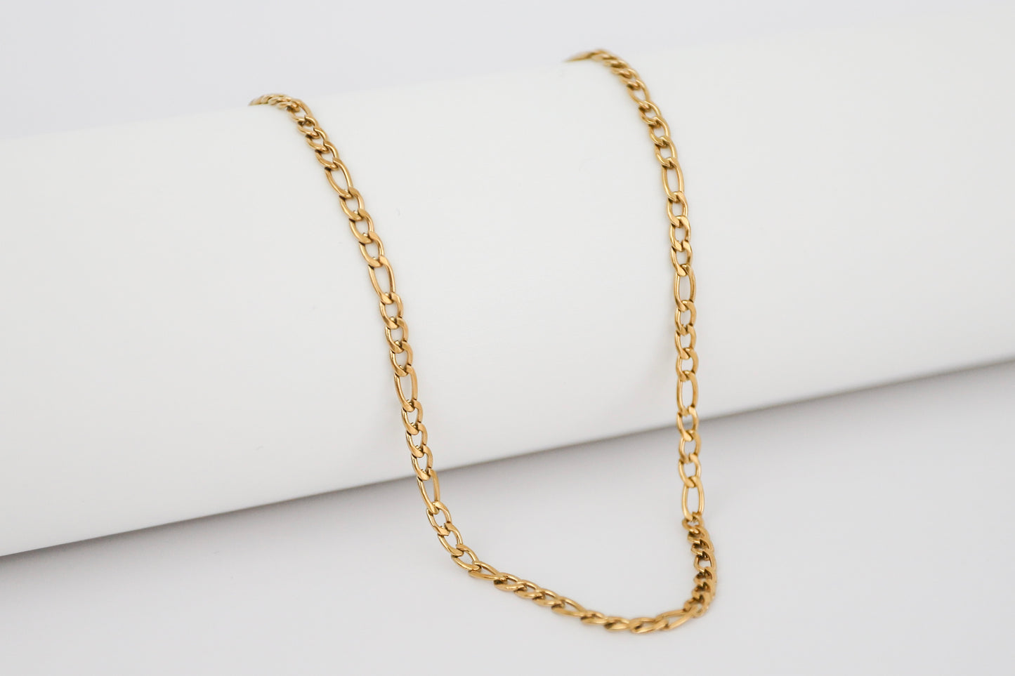 3mm 3+1 Figaro Stainless Steel Chain