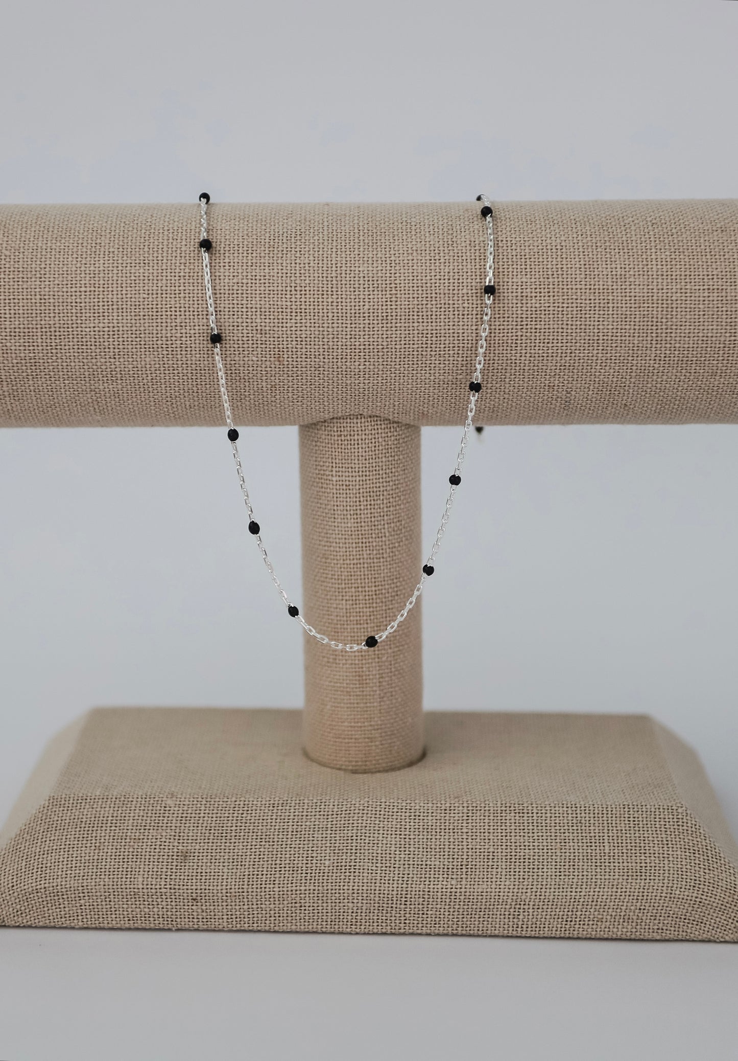 Black Enamel Satellite Chain