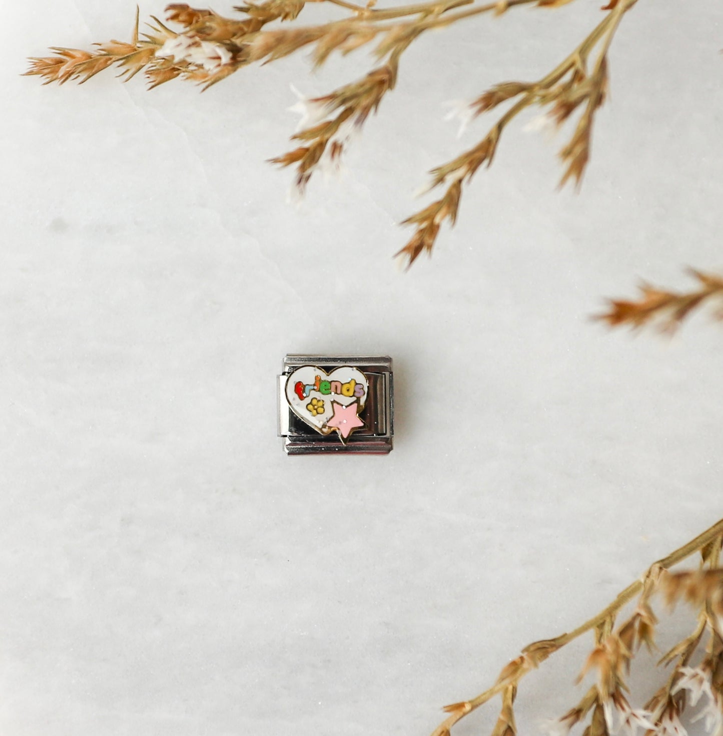 Italian Charm - Heart - Friends