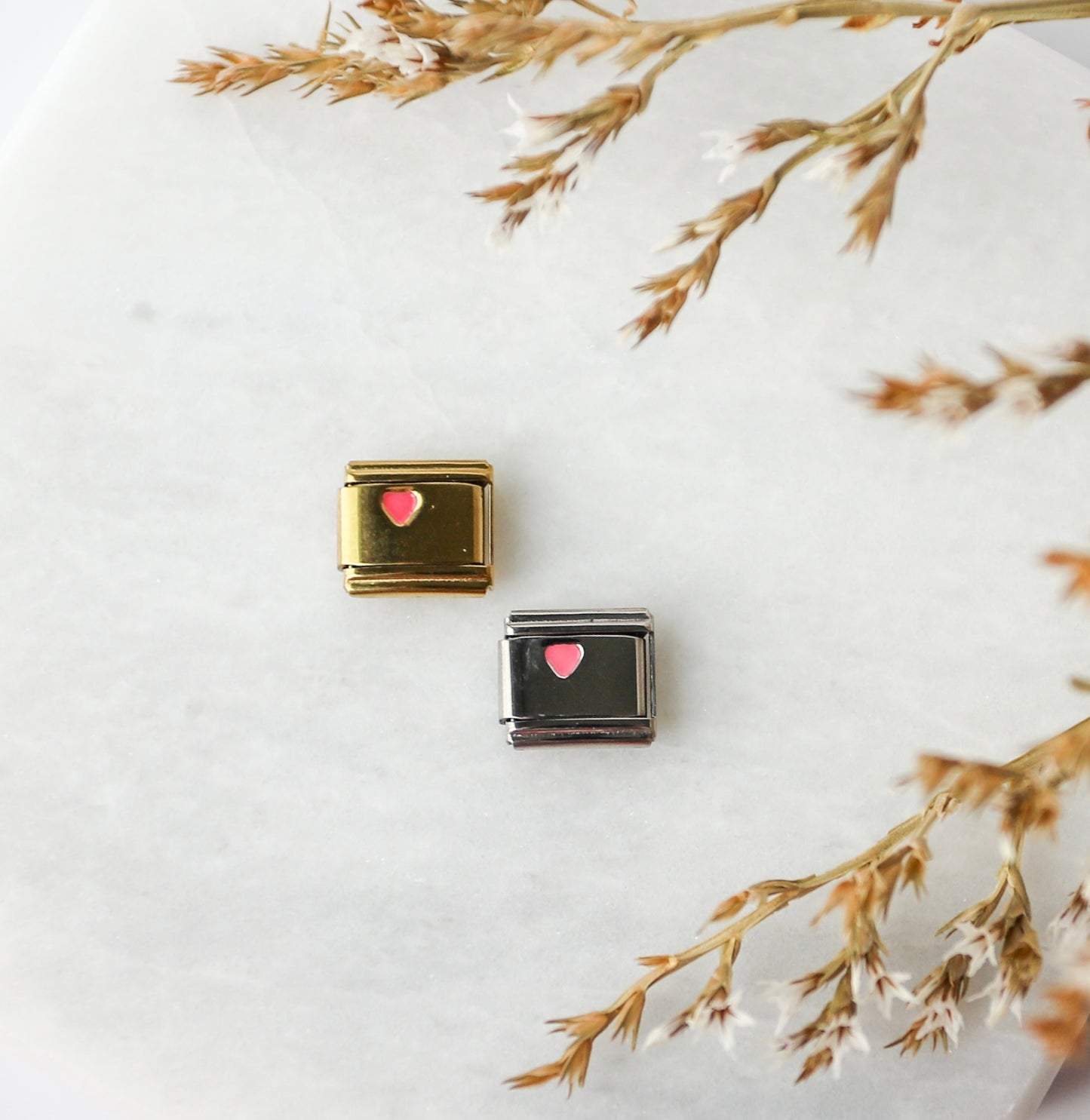 Italian Charm - Mini Pink Heart