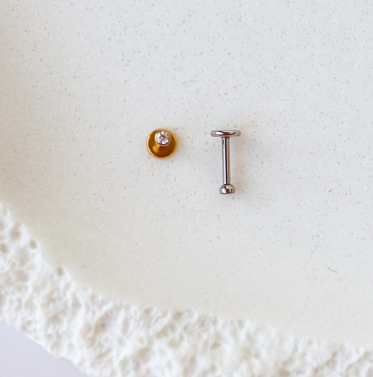 2mm CZ Earring