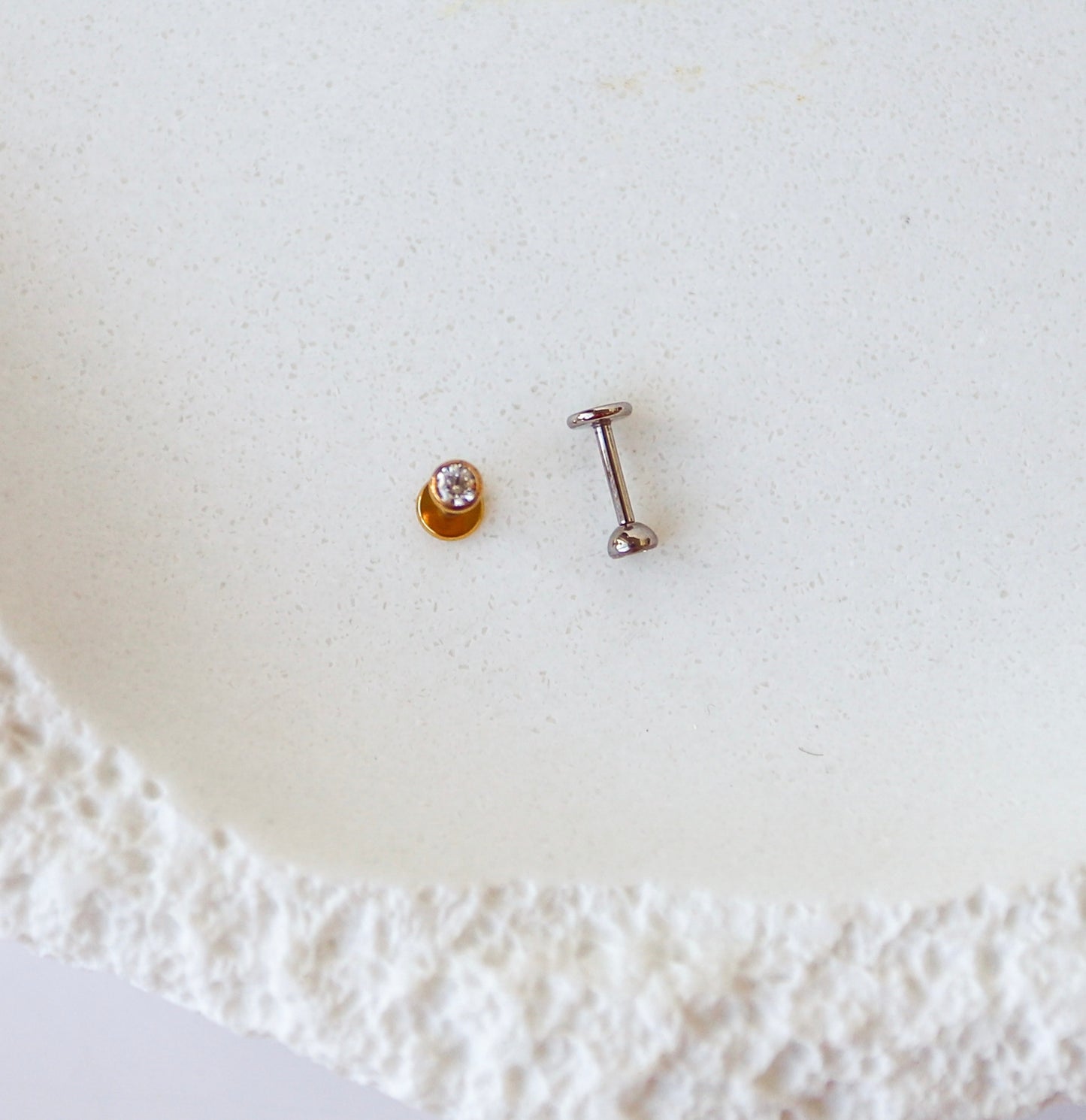 3mm CZ Earring