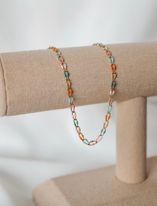 Plated Enamel Chain - Summer’s End