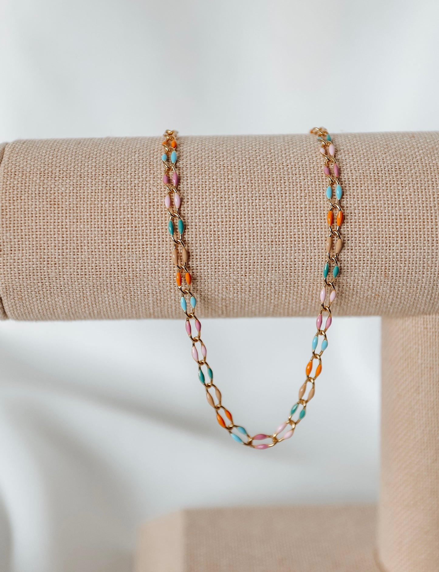 Plated Enamel Chain - Summer’s End