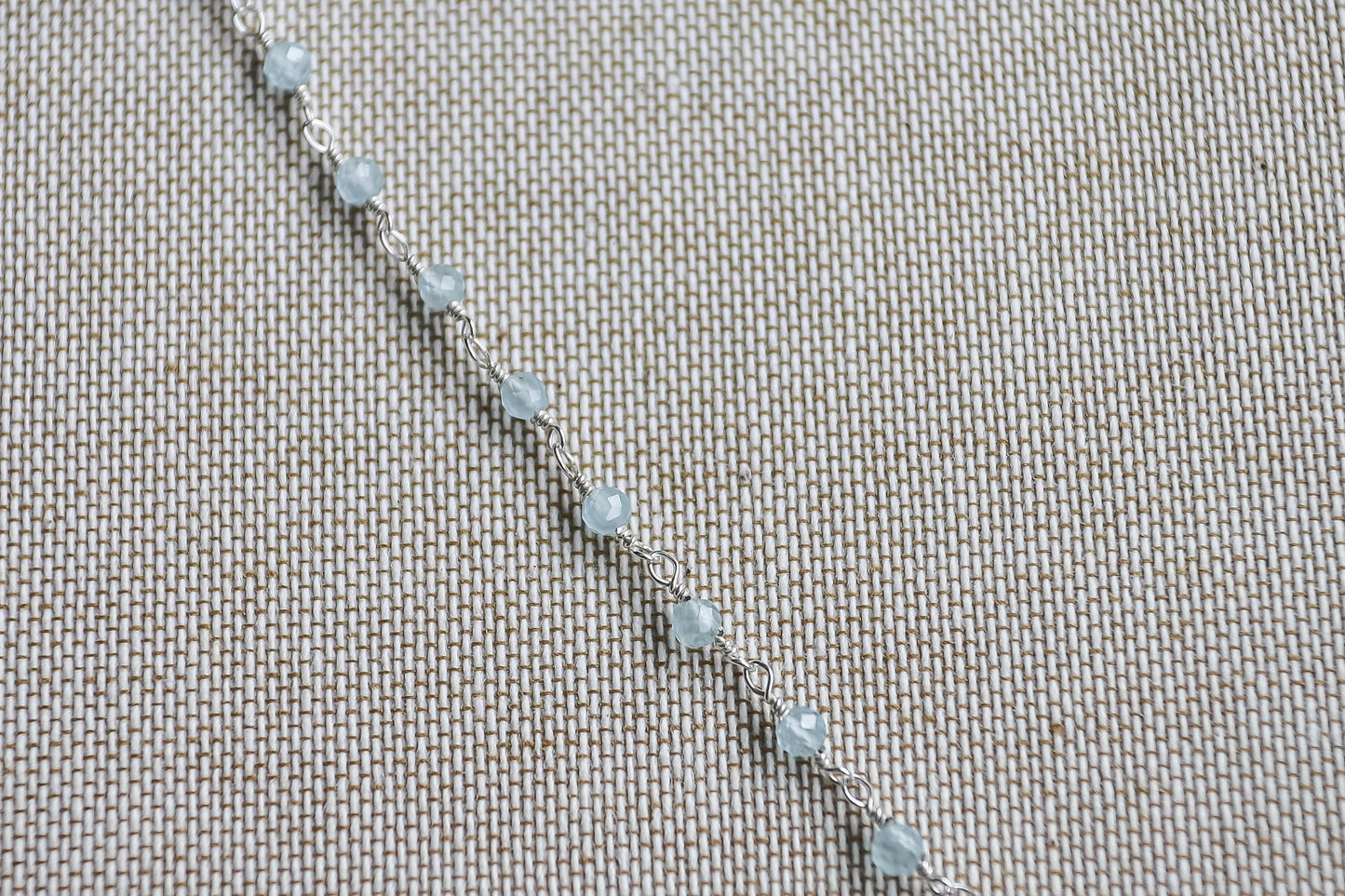Aquamarine Rosary Chain