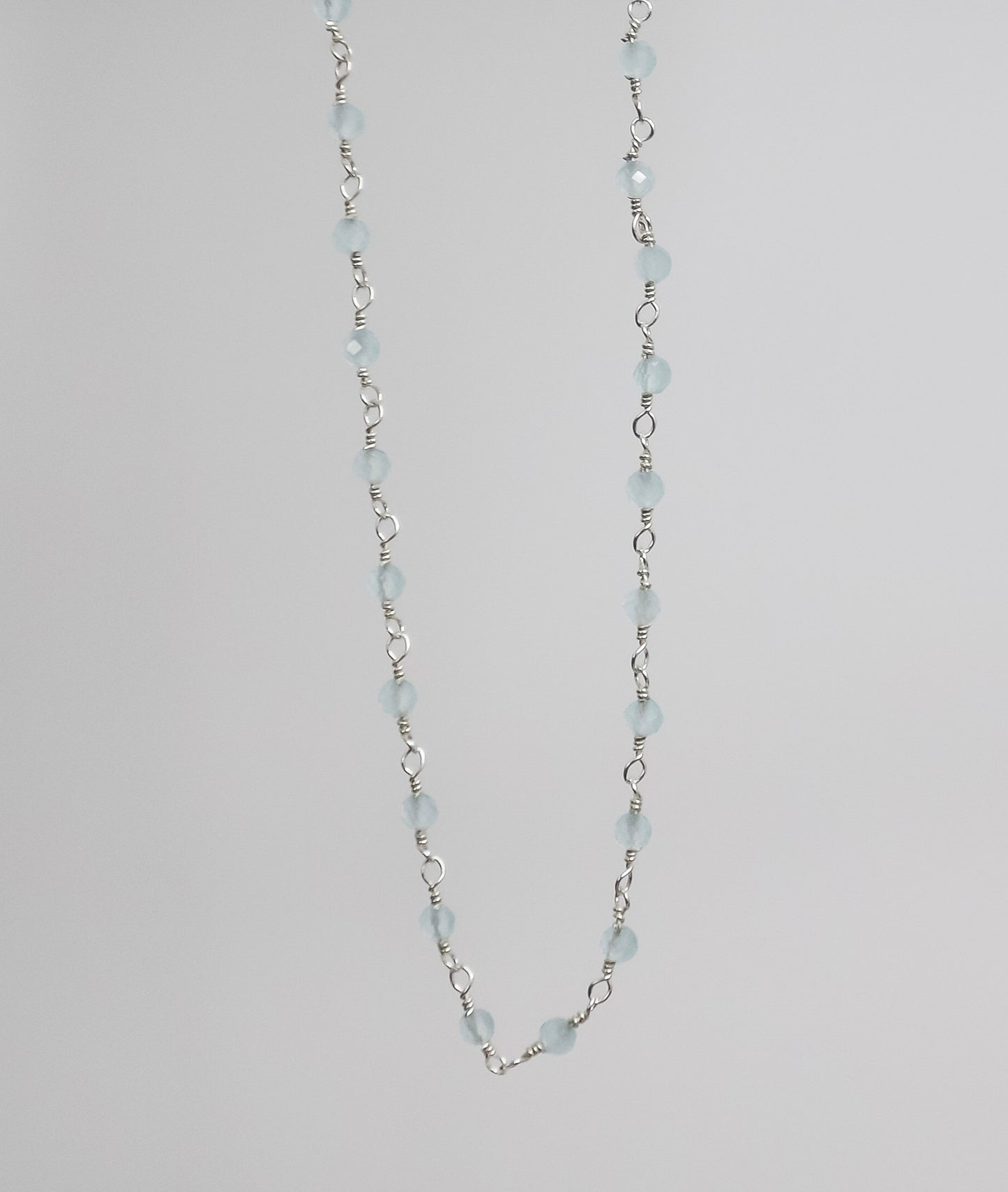 Aquamarine Rosary Chain