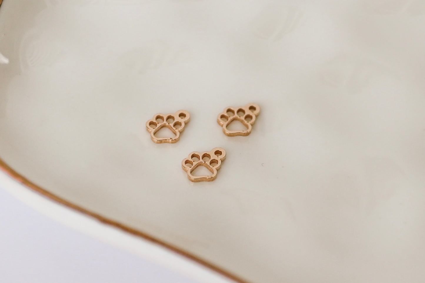 Tiny Paw Print Charm
