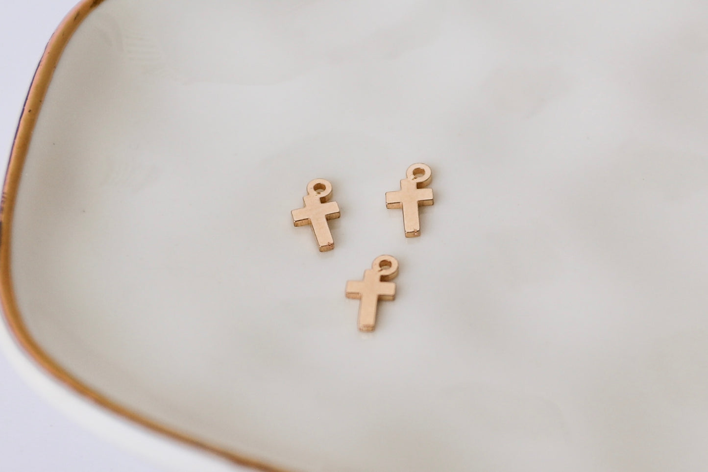 Tiny Cross Charm