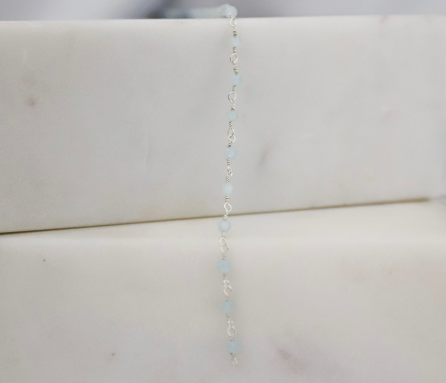 Aquamarine Rosary Chain