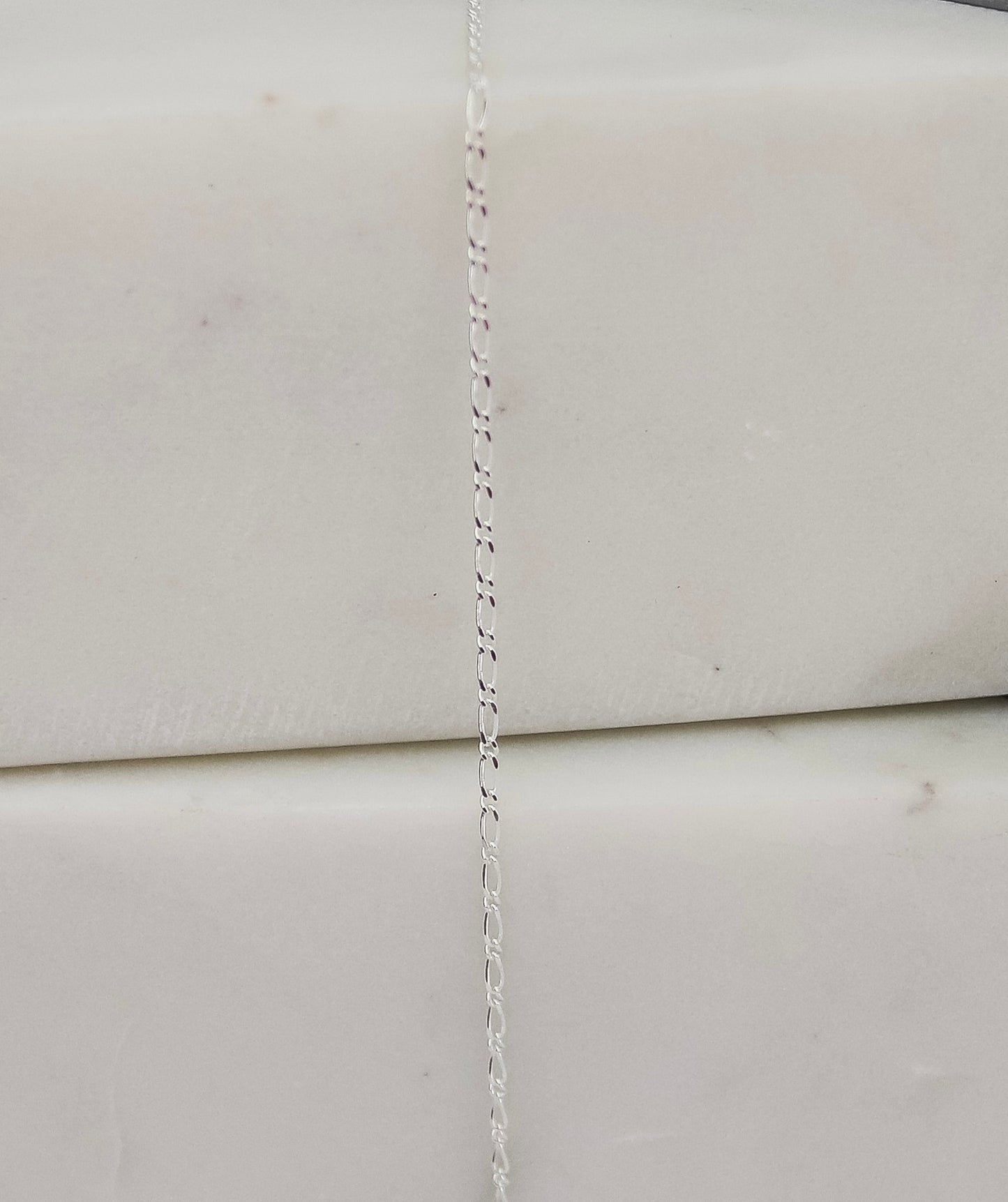 1+1 Diamond Cut Figaro Chain