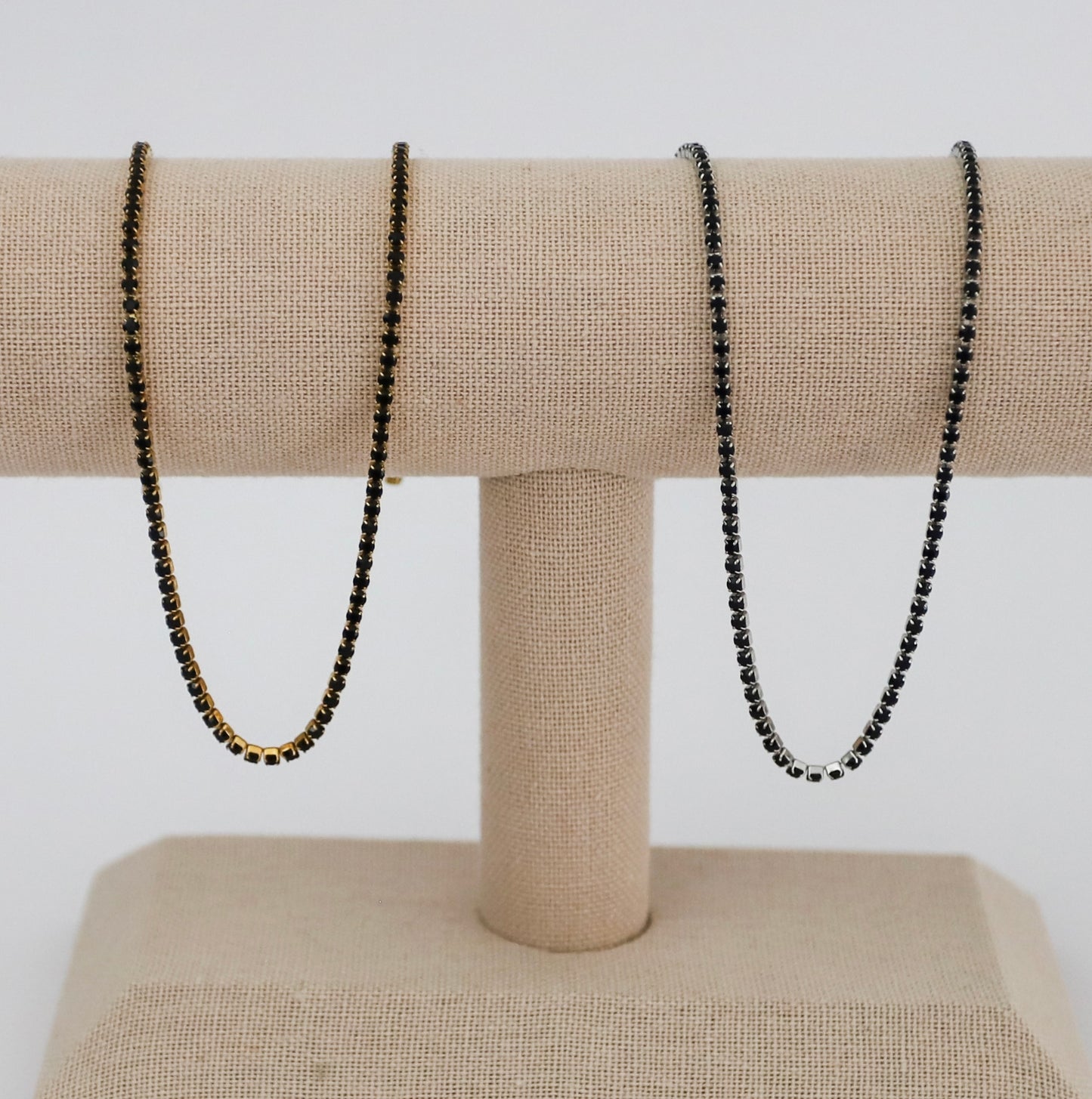2mm Tennis Stainless Steel Chain - Black