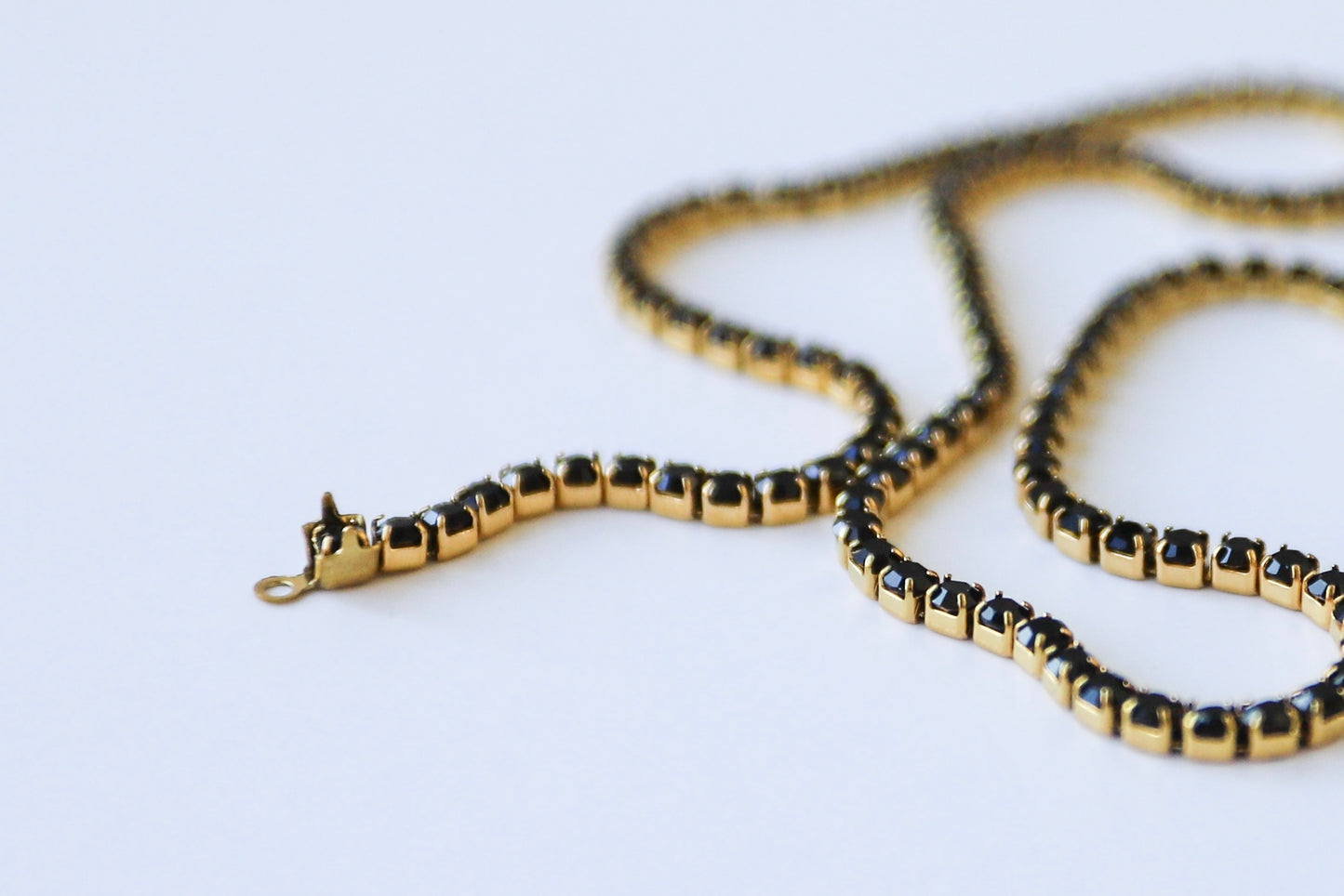 2mm Tennis Stainless Steel Chain - Black