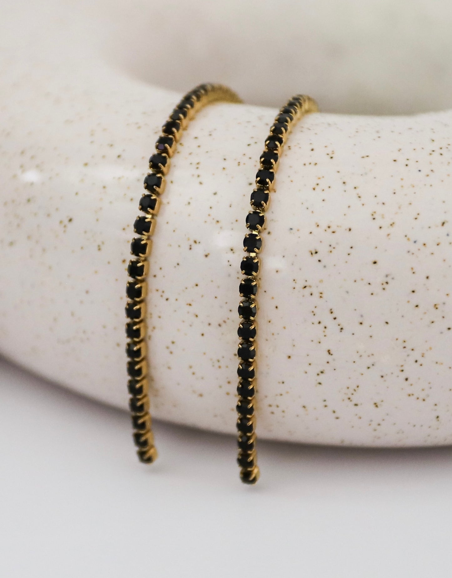 2mm Tennis Stainless Steel Chain - Black