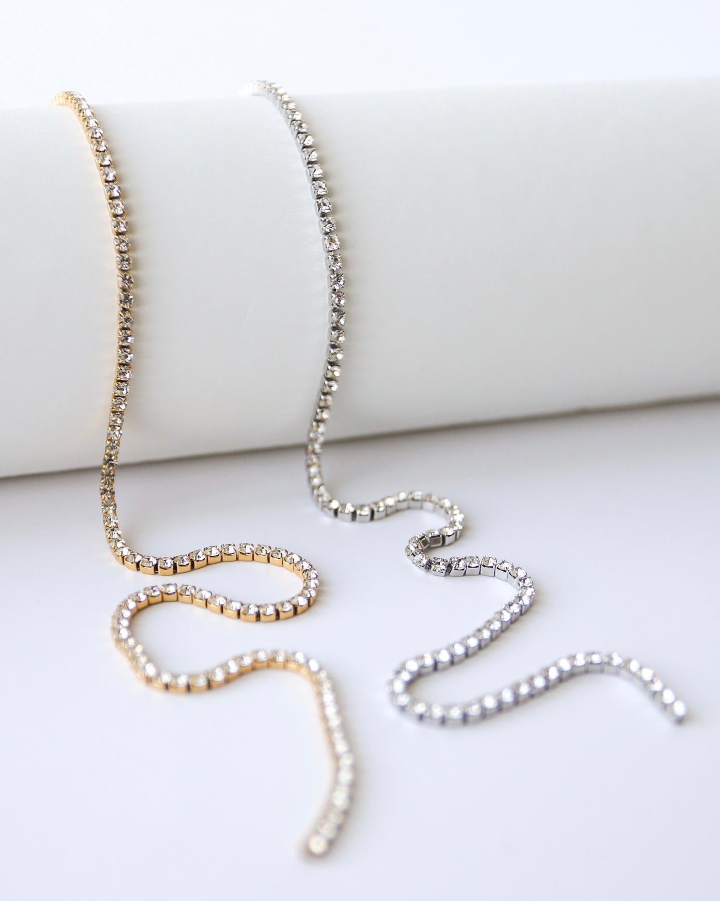 2mm Tennis Stainless Steel Chain - Clear