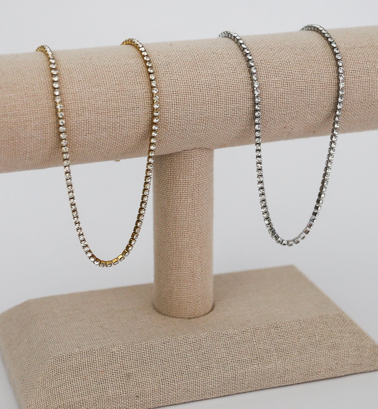 2mm Tennis Stainless Steel Chain - Clear