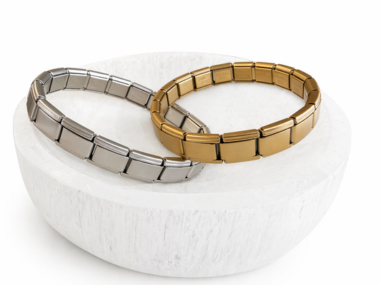 Full Italian Charm Bracelet - MATTE FINISH - DOES NOT MATCH CHARMS