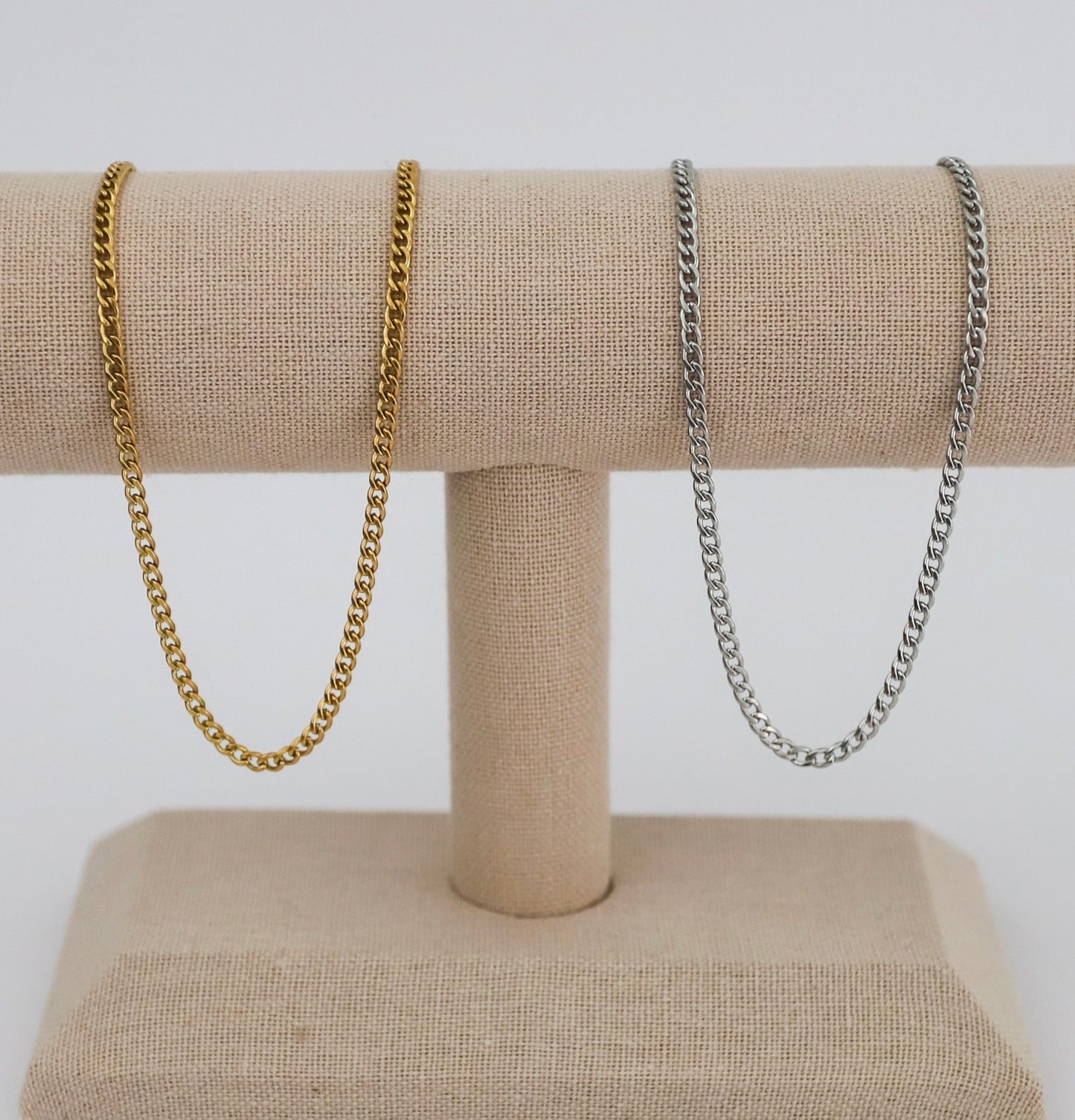3mm Flat Curb Stainless Steel Chain