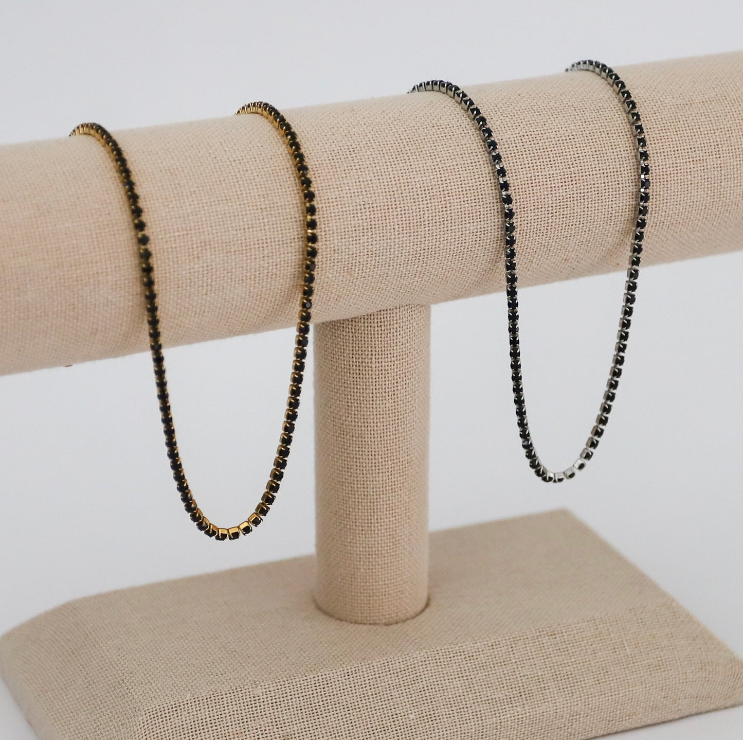 2mm Tennis Stainless Steel Chain - Black