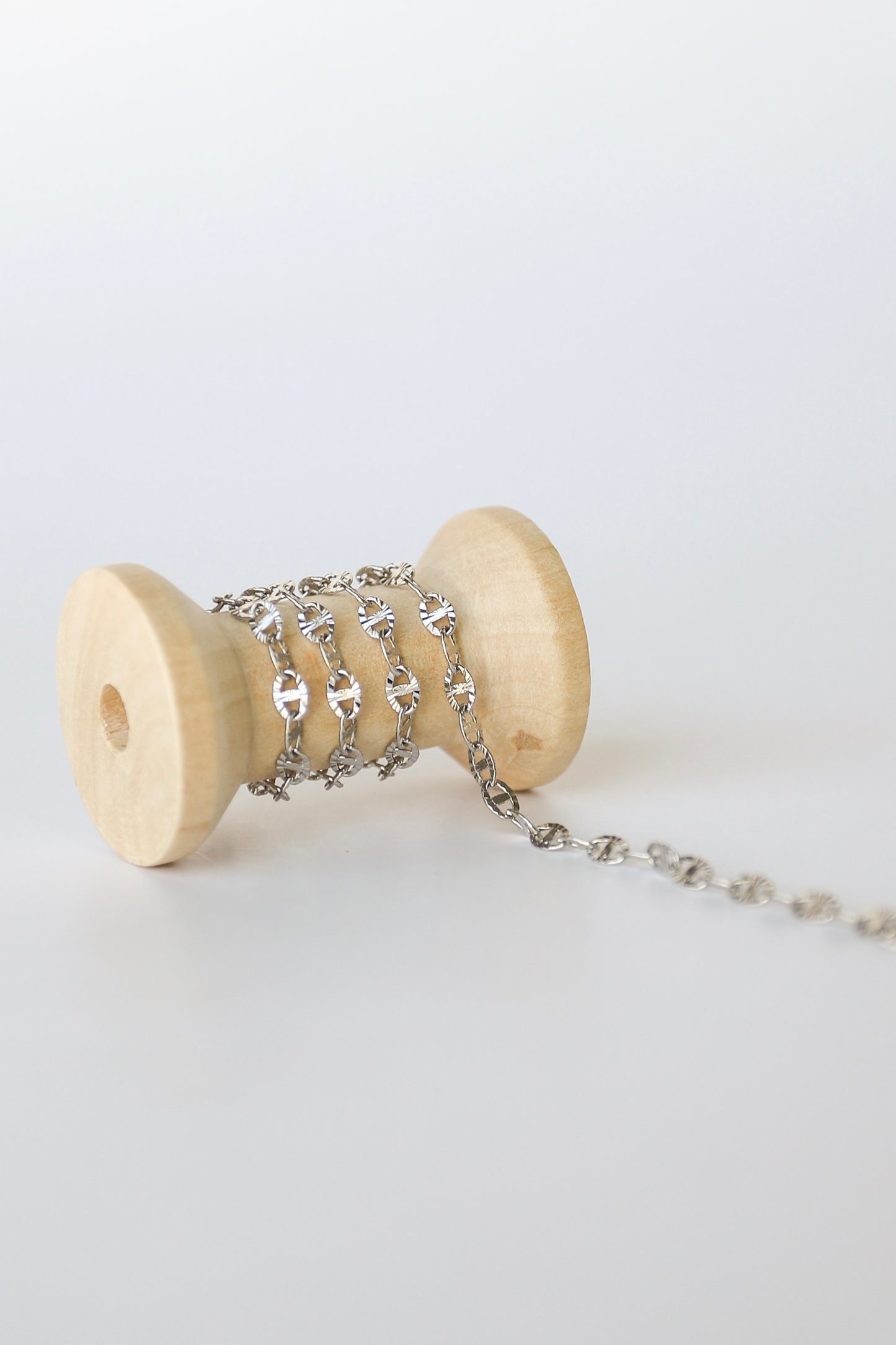 Sunburst Mariner Stainless Steel Chain - 14k PVD Plating