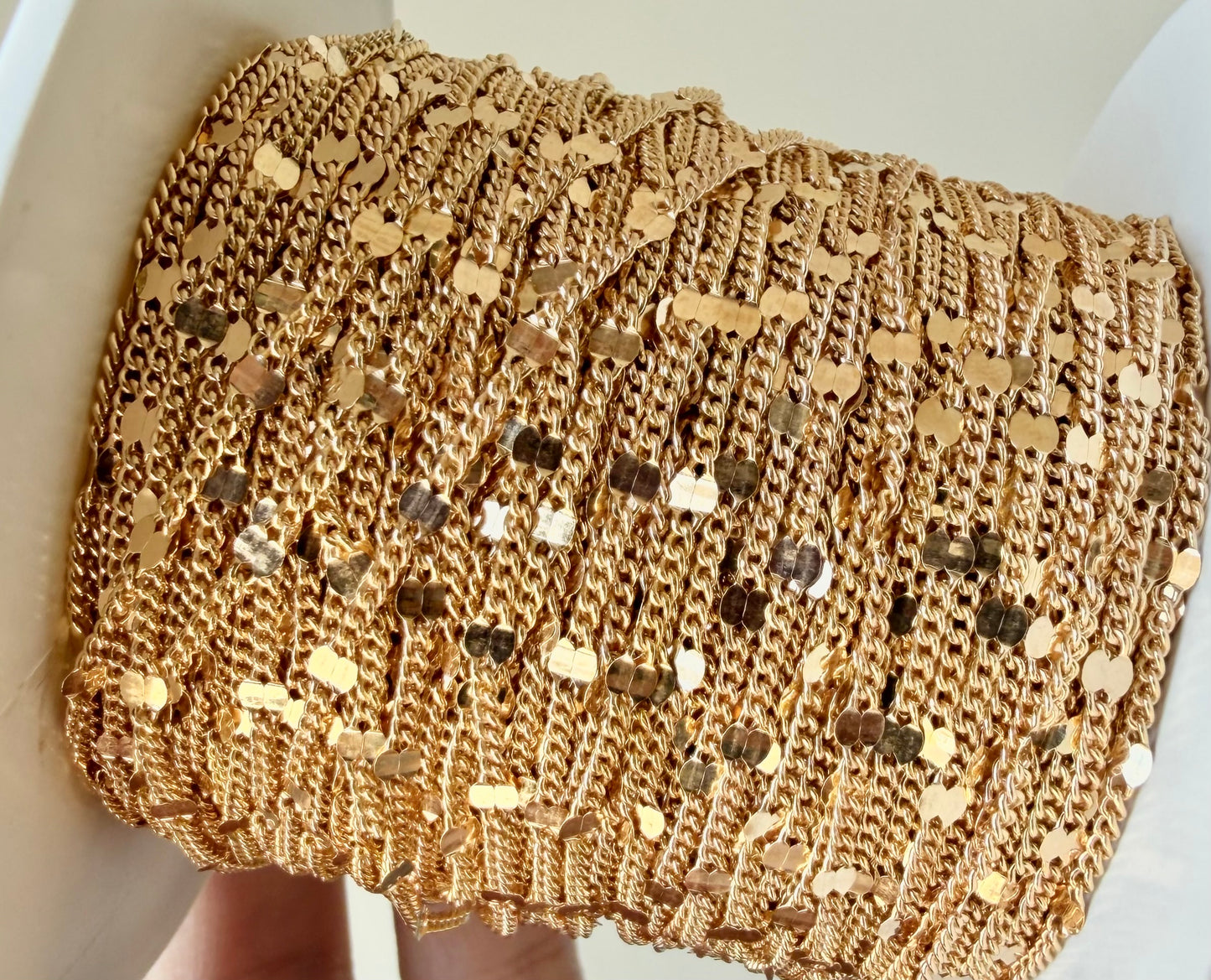 Dapped Curb Chain Small