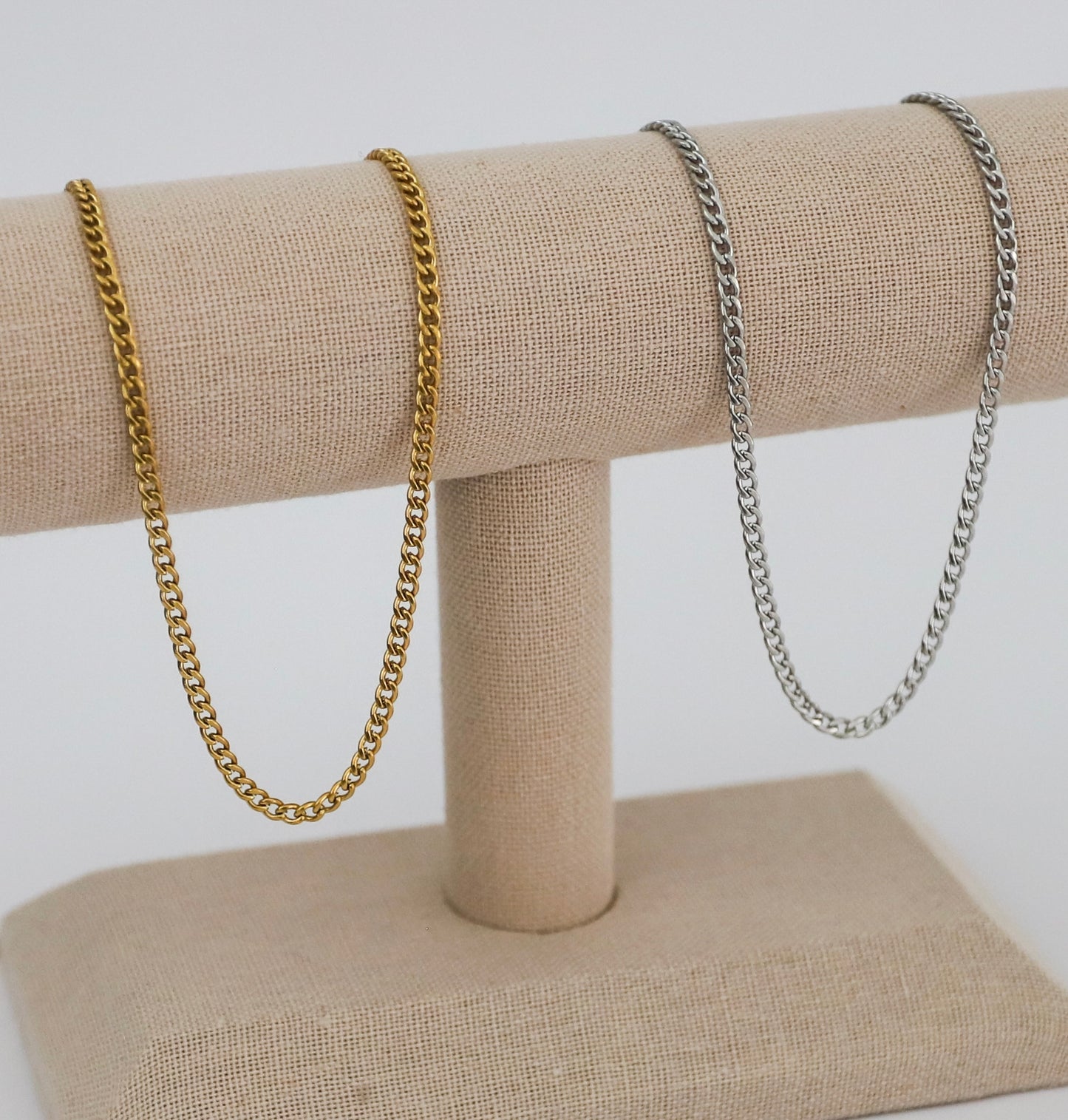 3mm Flat Curb Stainless Steel Chain
