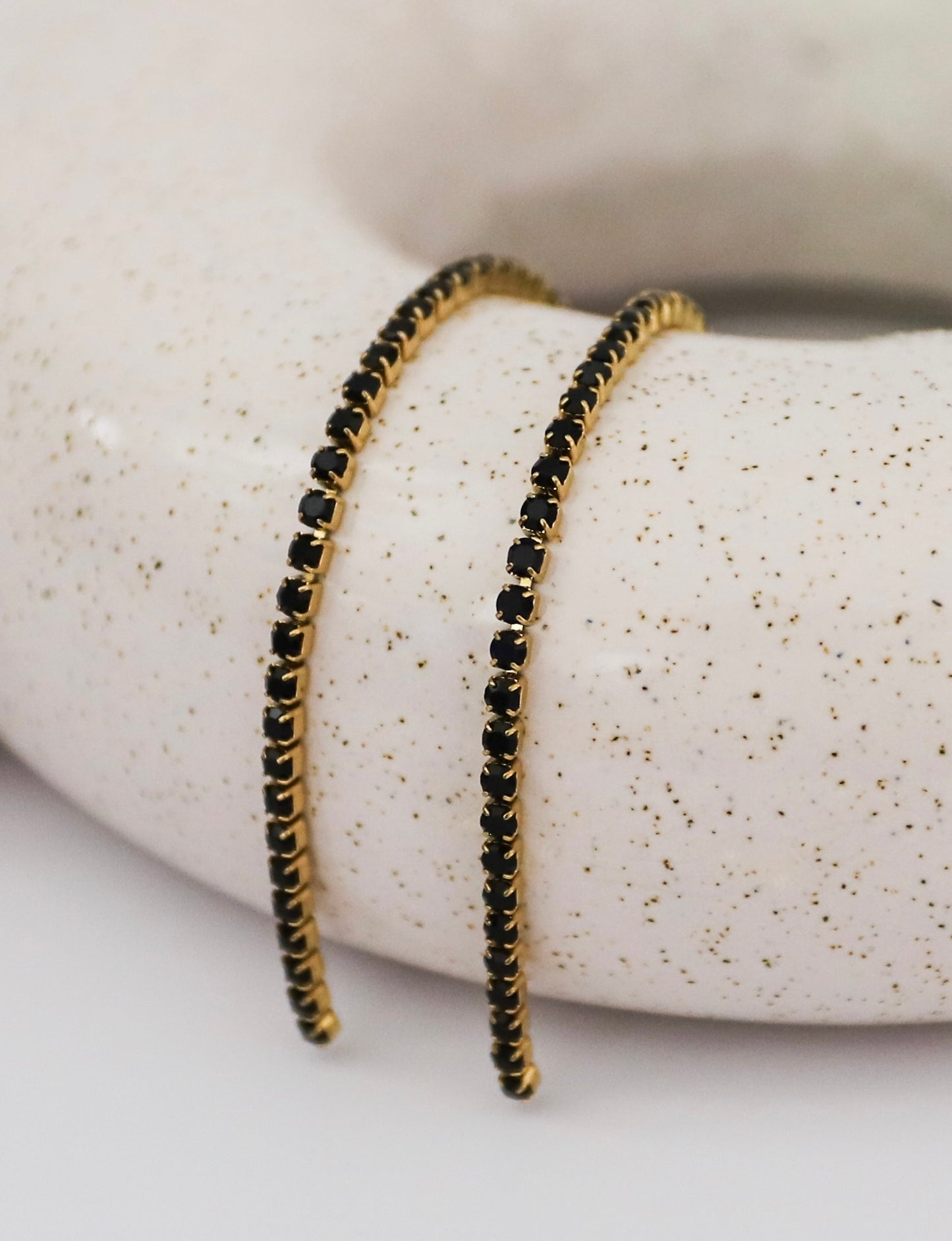 2mm Tennis Stainless Steel Chain - Black