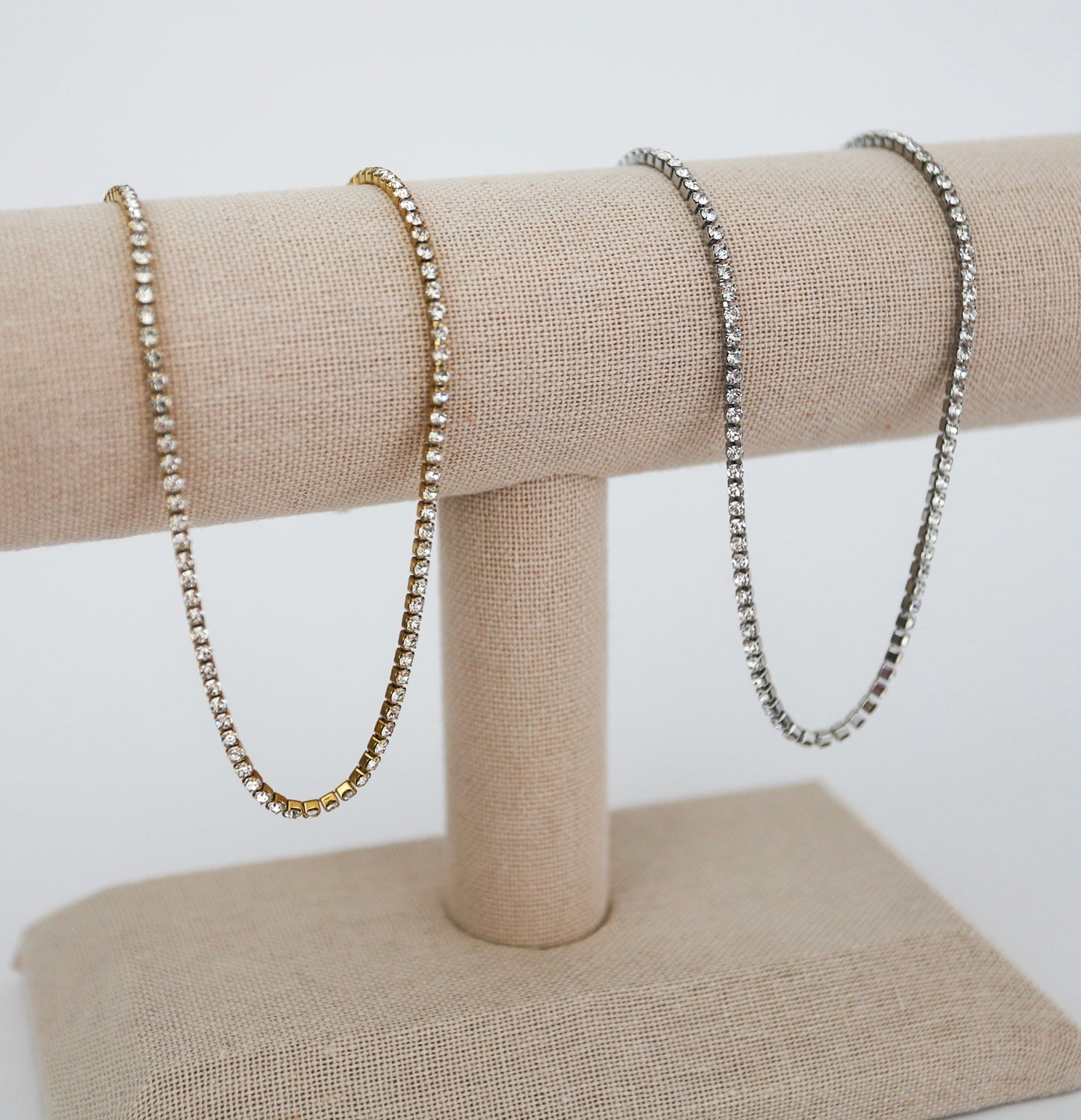 2mm Tennis Stainless Steel Chain - Clear