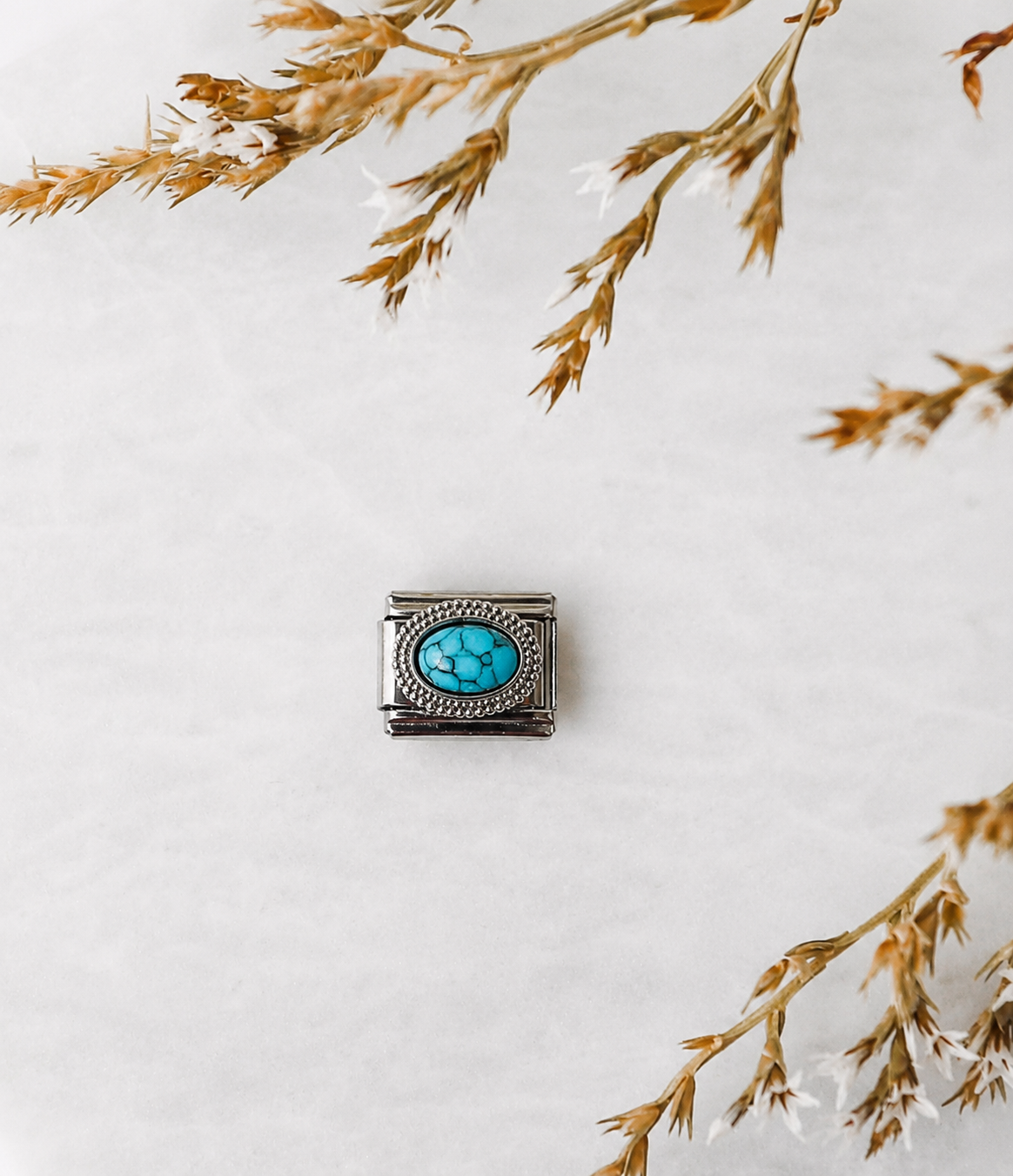 Italian Charm - Faux Turquoise Marble