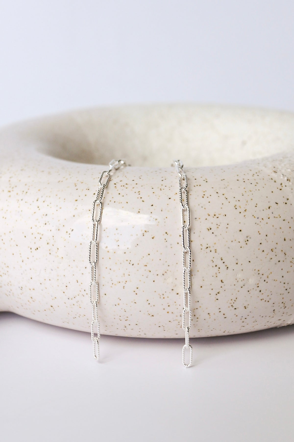 Textured Paperclip Chain