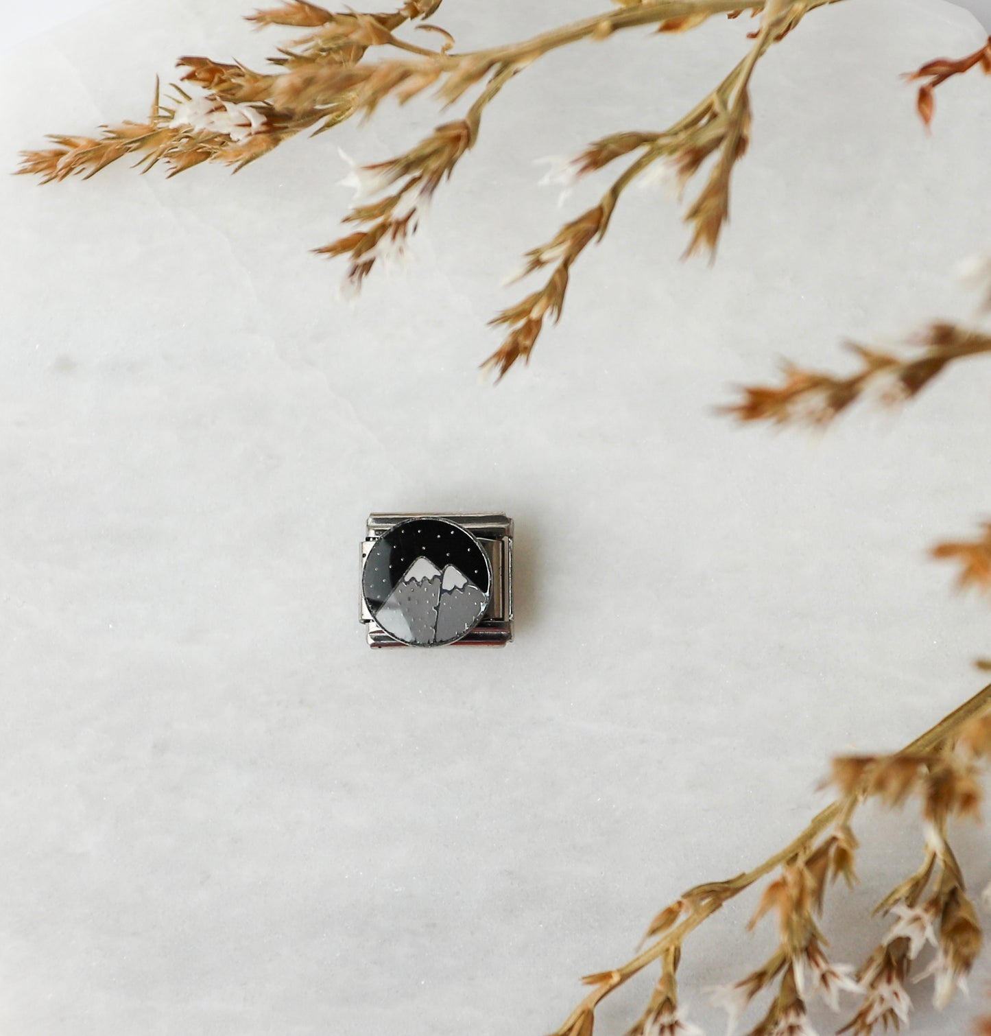 Italian Charm - Night Mountain Scene