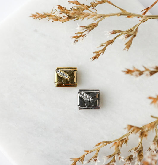 Italian Charm - Airplane - CZ Detail