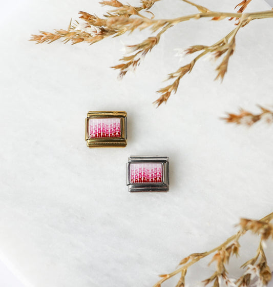 Italian Charm - Mama - Pink Ombre Repeat