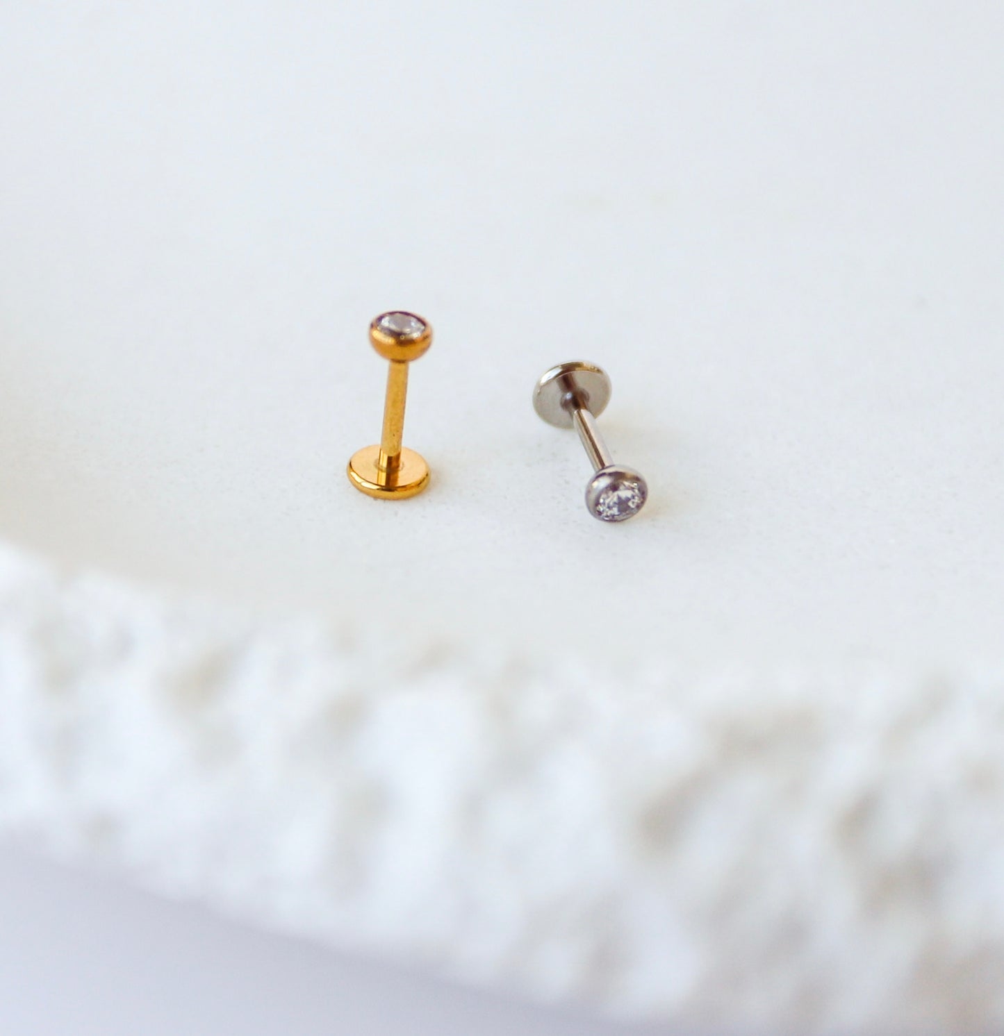 3mm CZ Earring